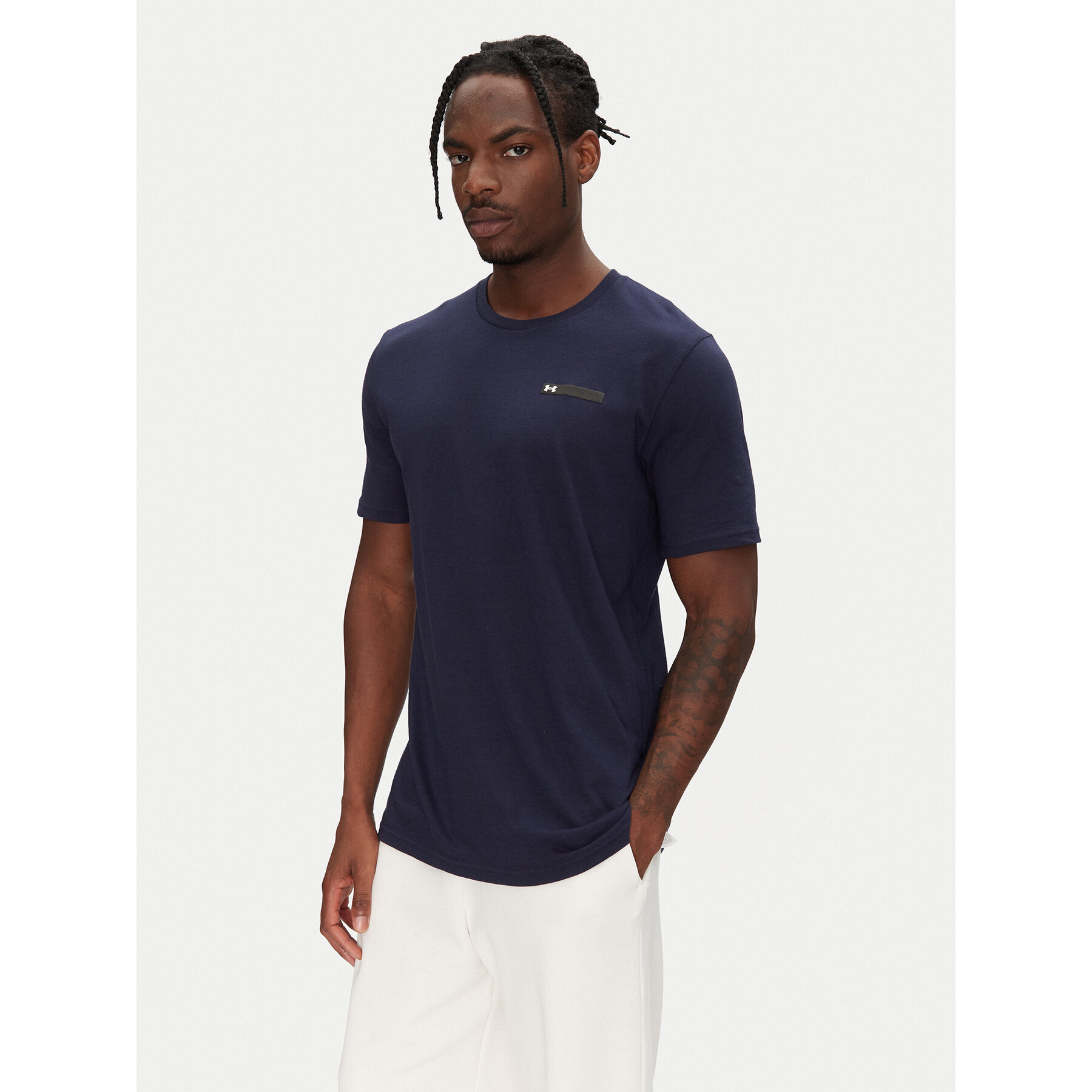 Under Armour Under Armour T-Shirt Strip Logo 1390203 Σκούρο μπλε Relaxed Fit