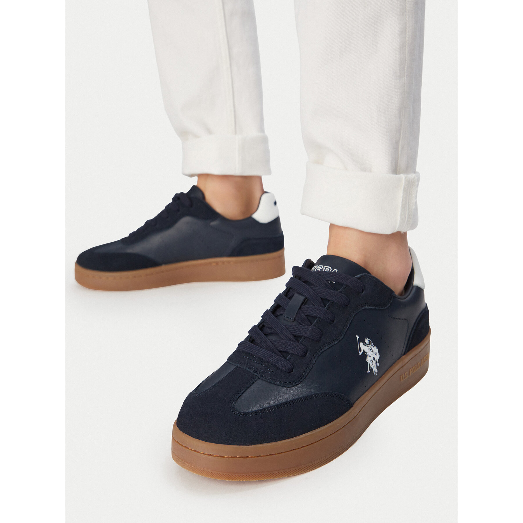 Tenisice U.S. Polo Assn. EO-ROWAN001M/6LS1 Tamnoplava