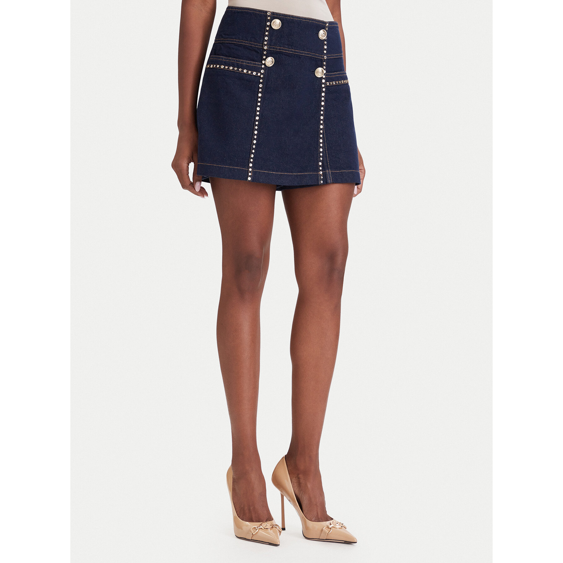 Liu Jo Skorts UF6219 D0347 Dunkelblau Regular Fit