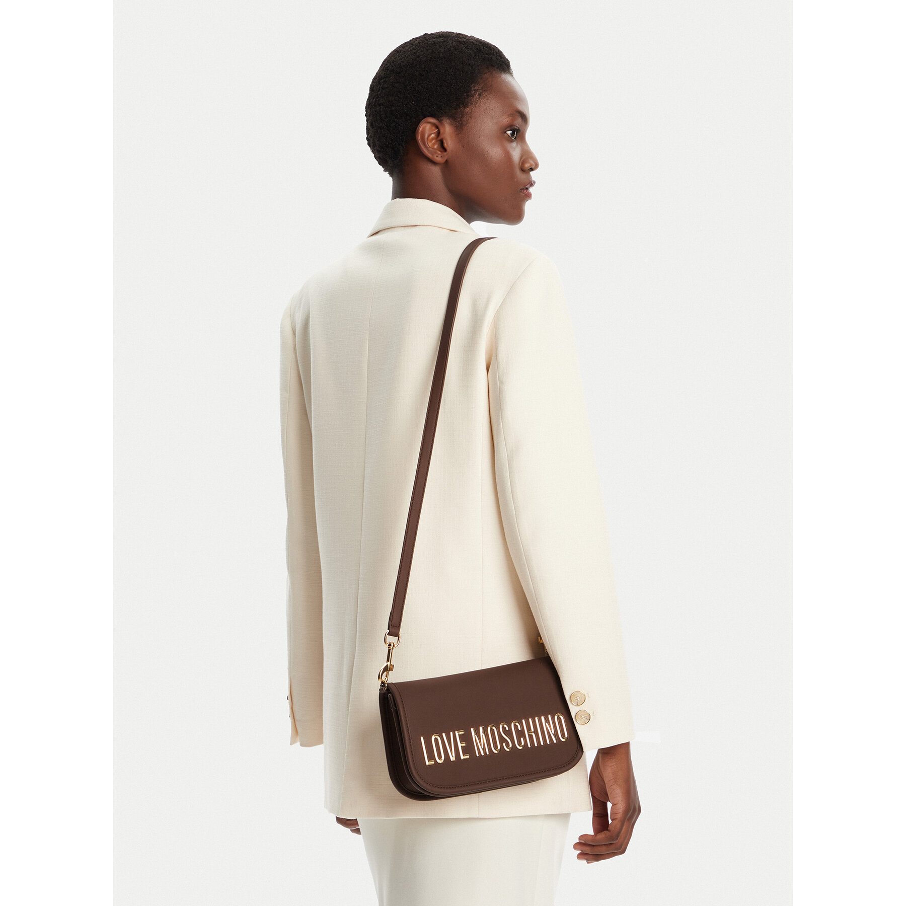 Geantă LOVE MOSCHINO JC4028PP1NKD0301 Maro