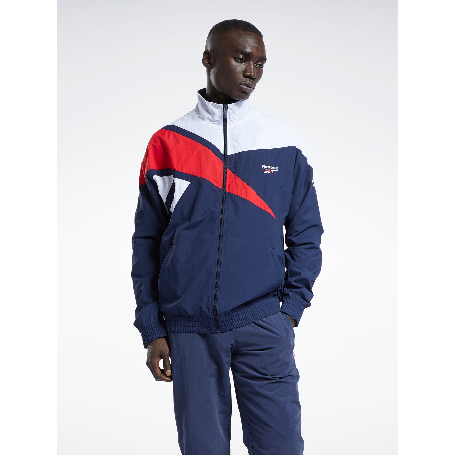 Reebok Sweatshirt Classics Vector Track Top H54456 Blau Regular Fit