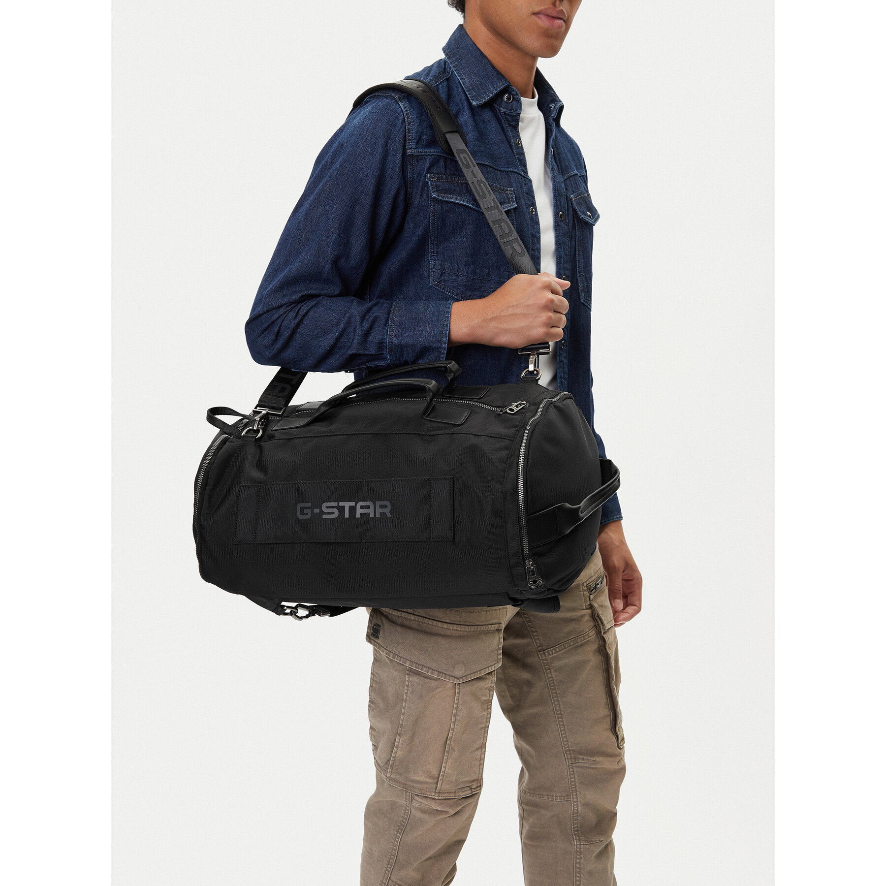 Cestovná taška G-Star Raw CEO-LEO-LX20038J Čierna