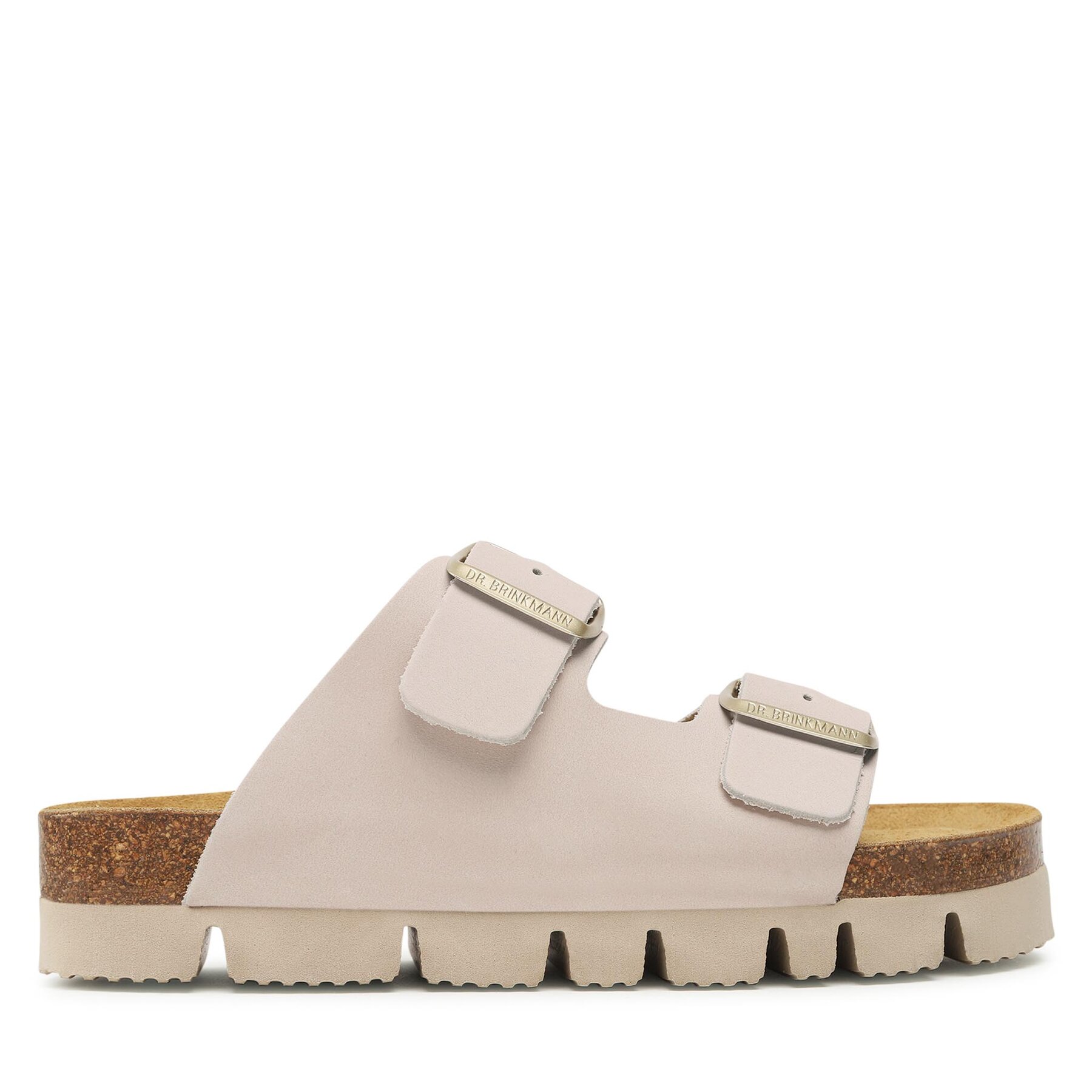 Damen Pantoletten Dr. Brinkmann, Schuhgröße 37, Écru, 700348