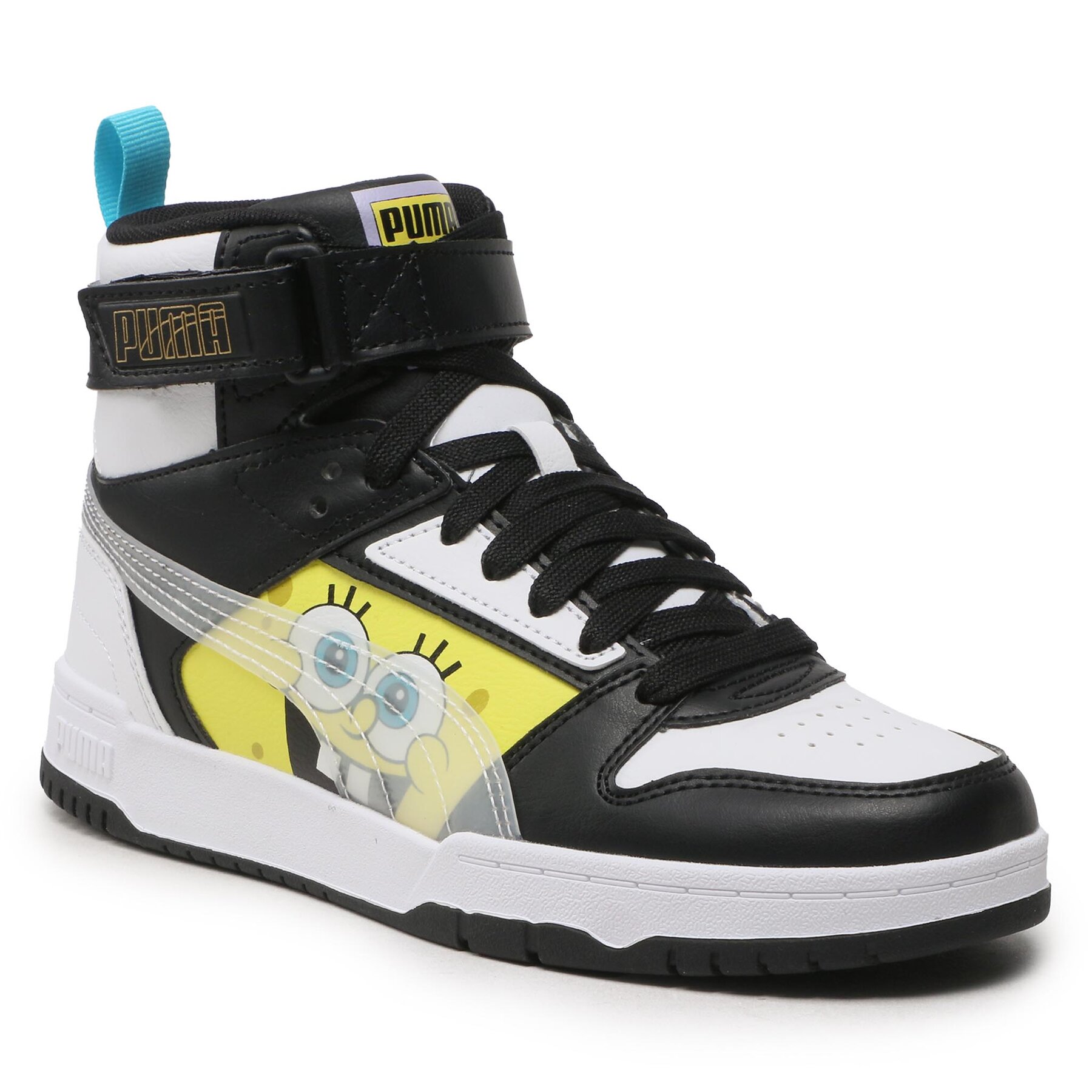 Puma black yellow sale
