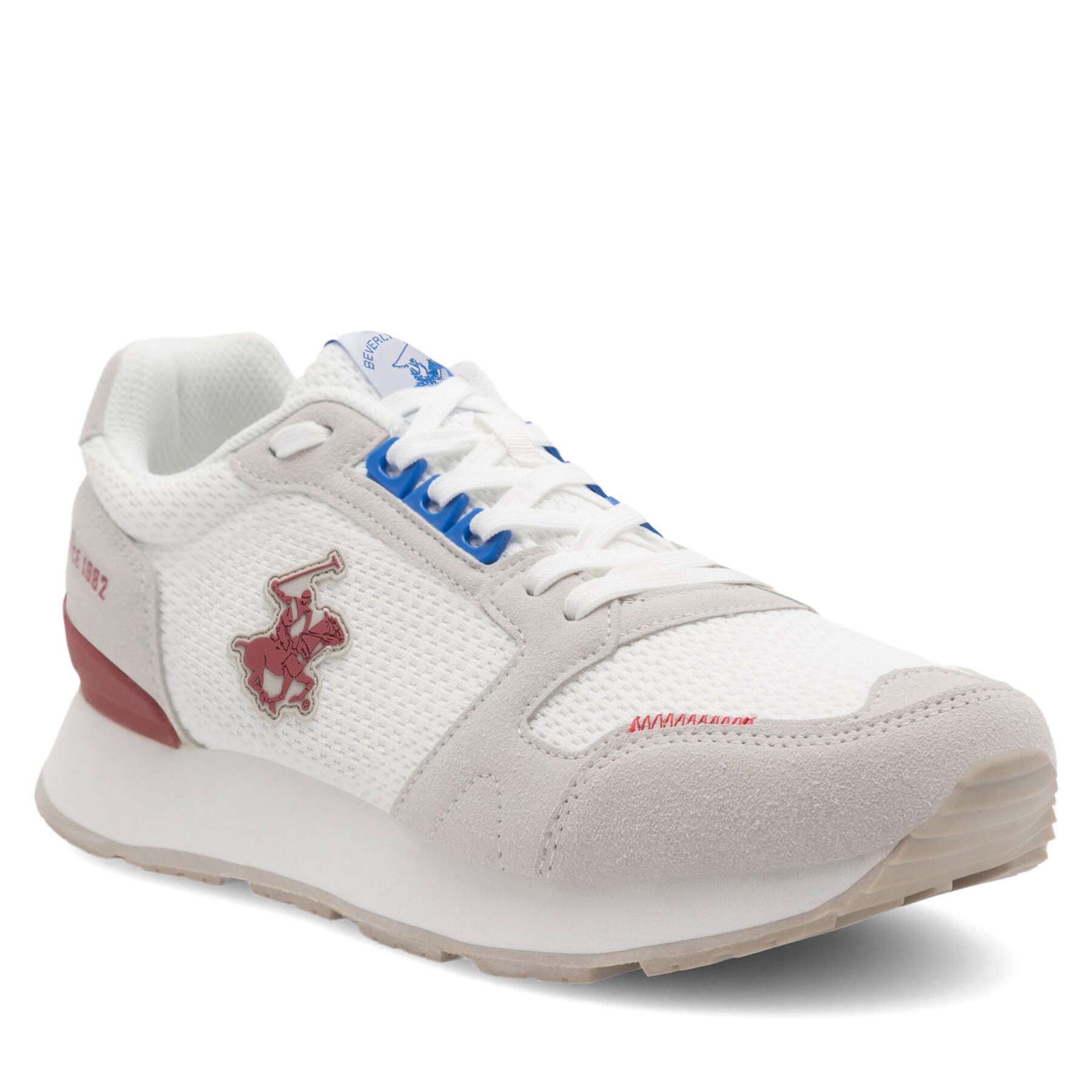 Herren Sneakers Beverly Hills Polo Club, Schuhgröße 44, Weiß, PATCH-01