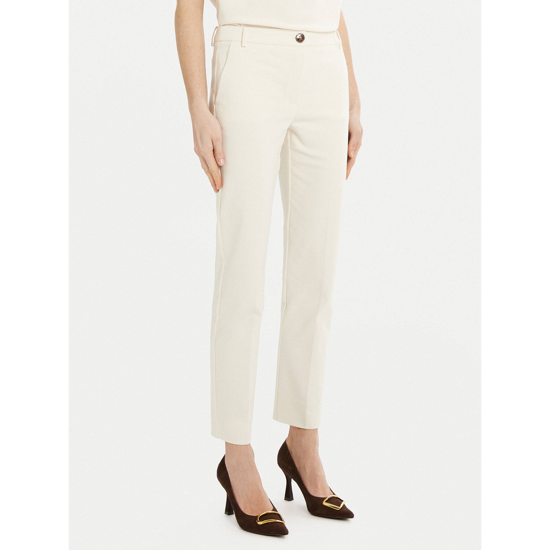 Marella Chinos Irlanda 2515131021 Weiß Slim Fit