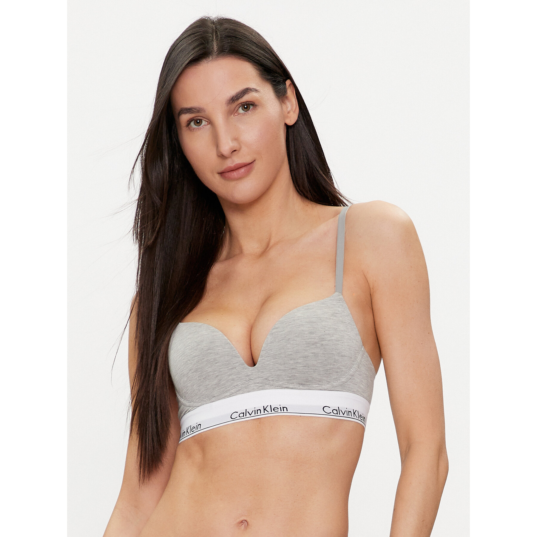 Calvin Klein Underwear Calvin Klein Underwear Σουτιέν Push-up 000QF7623E Γκρι