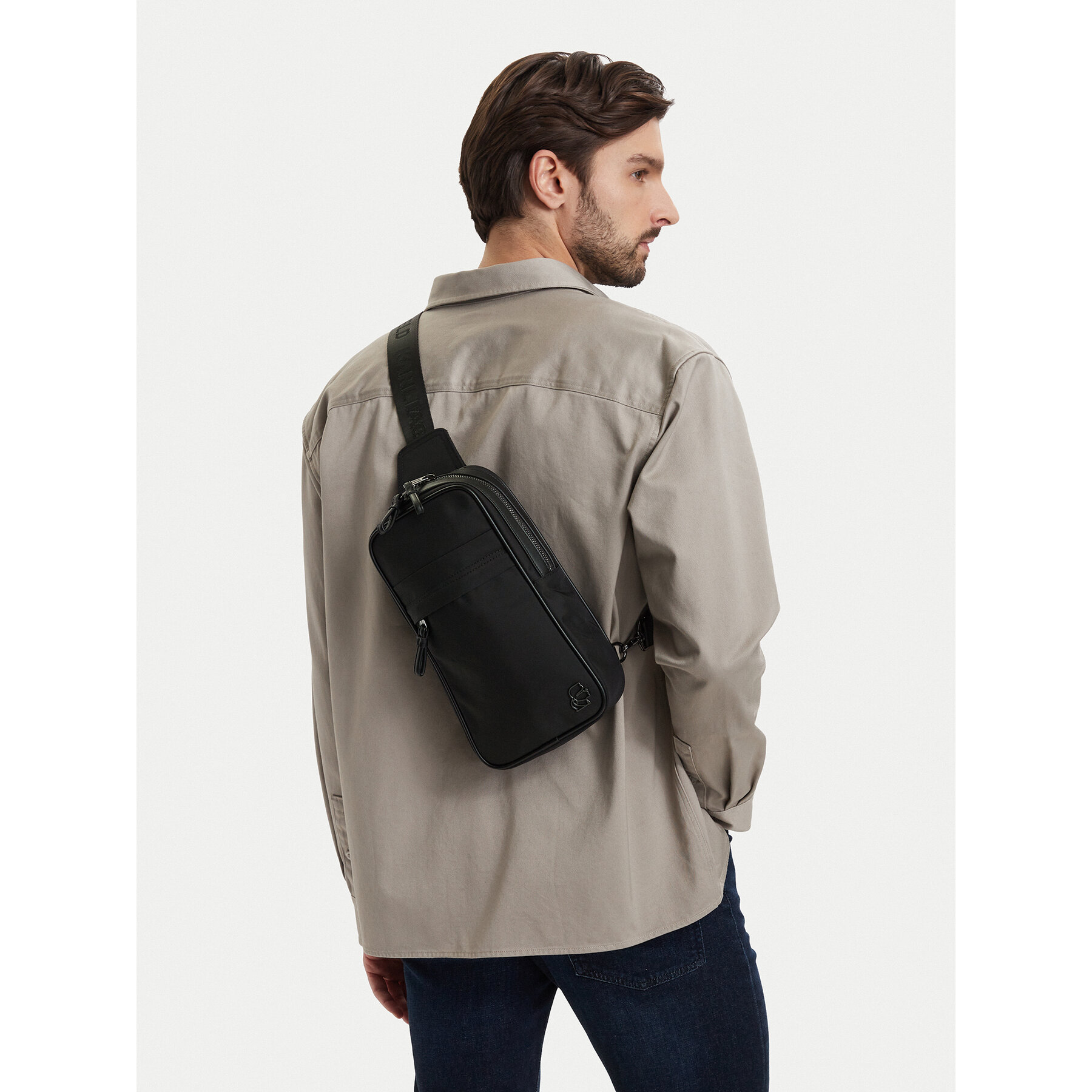 Geantă crossover KARL LAGERFELD A4M30268 Negru
