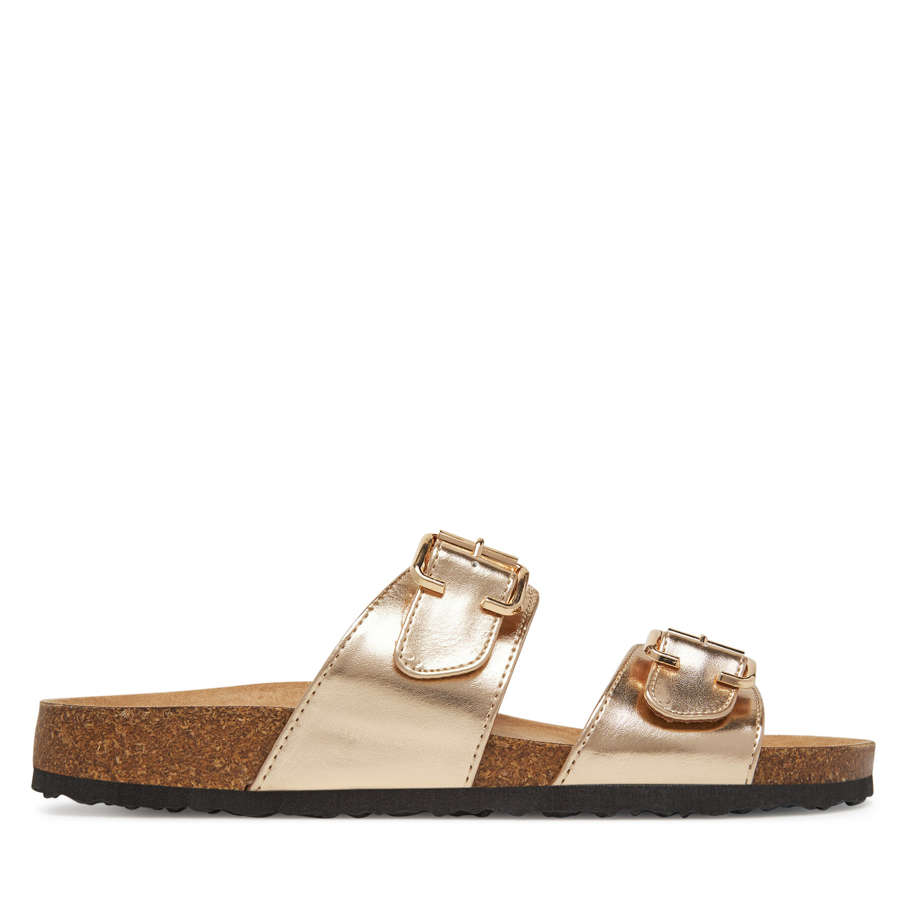 Чехли ONLY Shoes Onlmaxi-13 Pu Strap Buckle 15331392 Златист