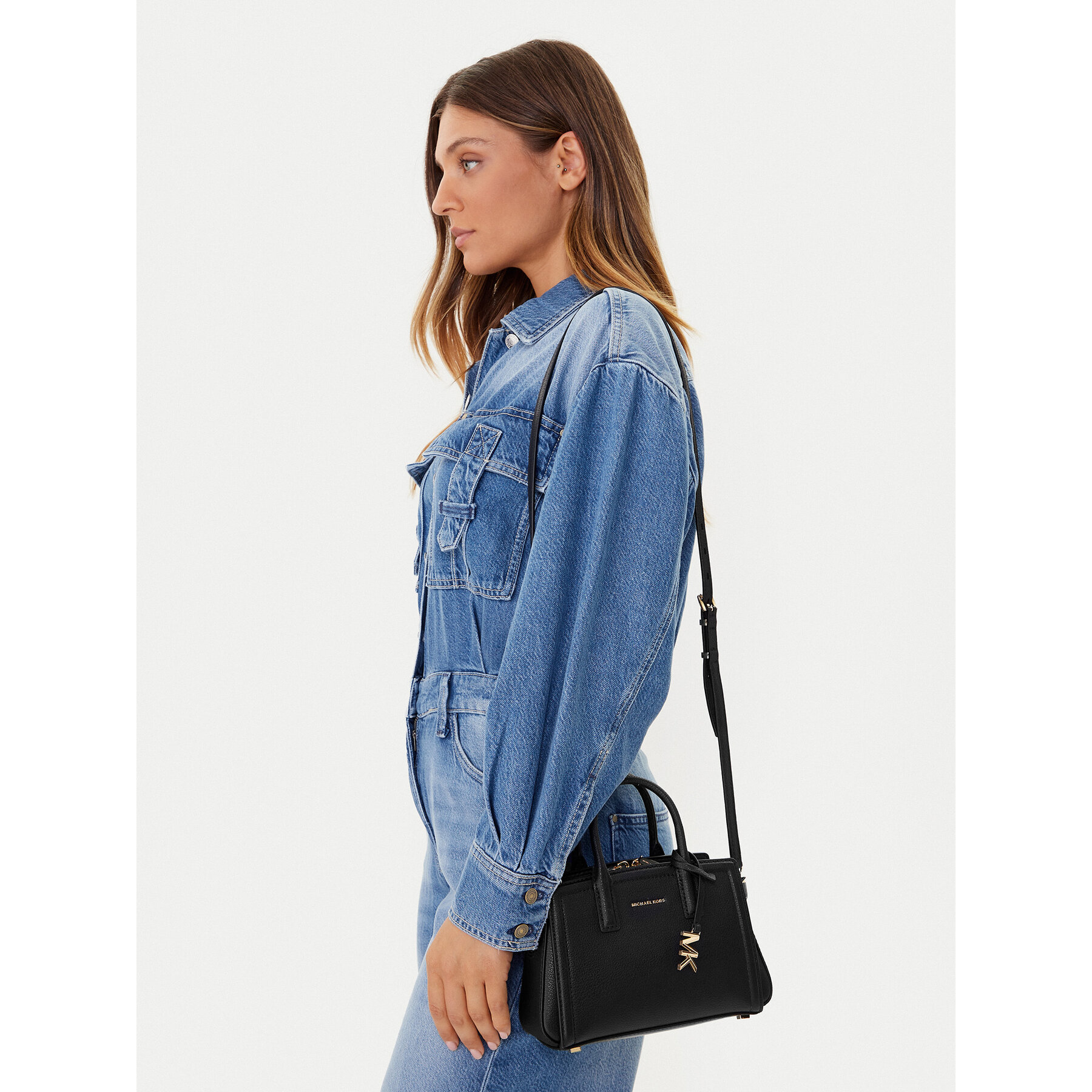 Дамска чанта MICHAEL Michael Kors 32F5G9IC0L Черен