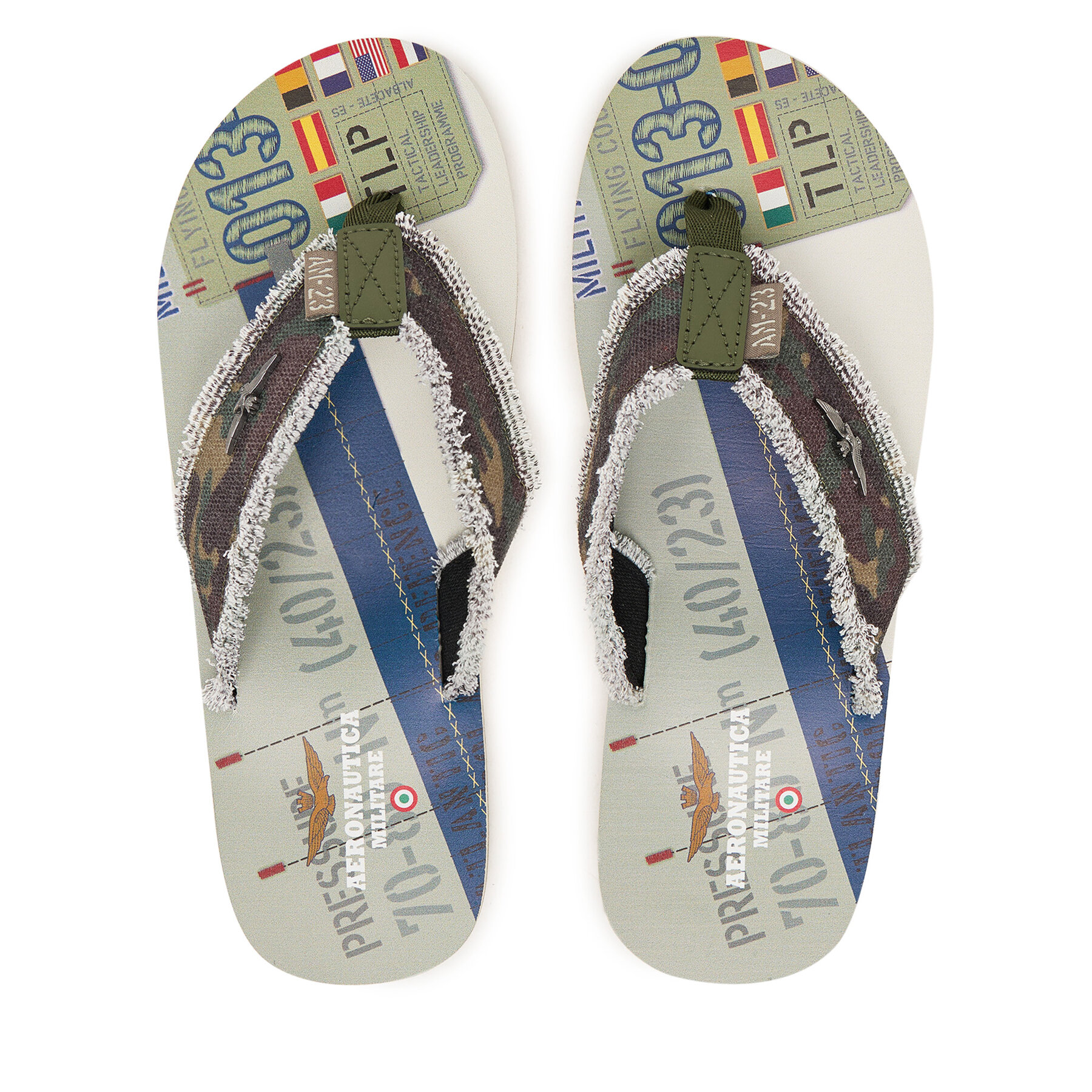 Flip flop Aeronautica Militare 261SC0310UCT03593 Kaki