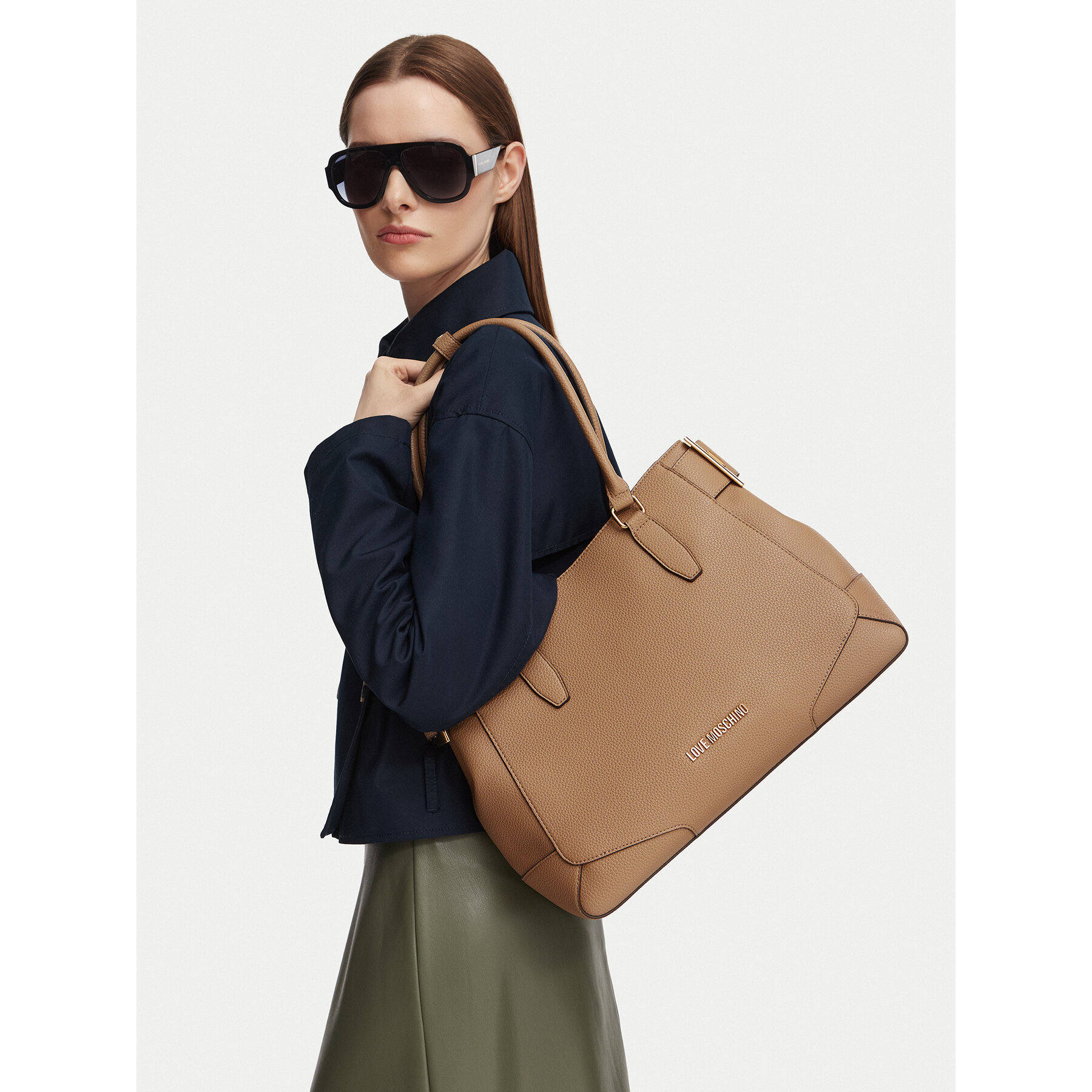 Kabelka LOVE MOSCHINO JC4095PP1PLT1105 Béžová