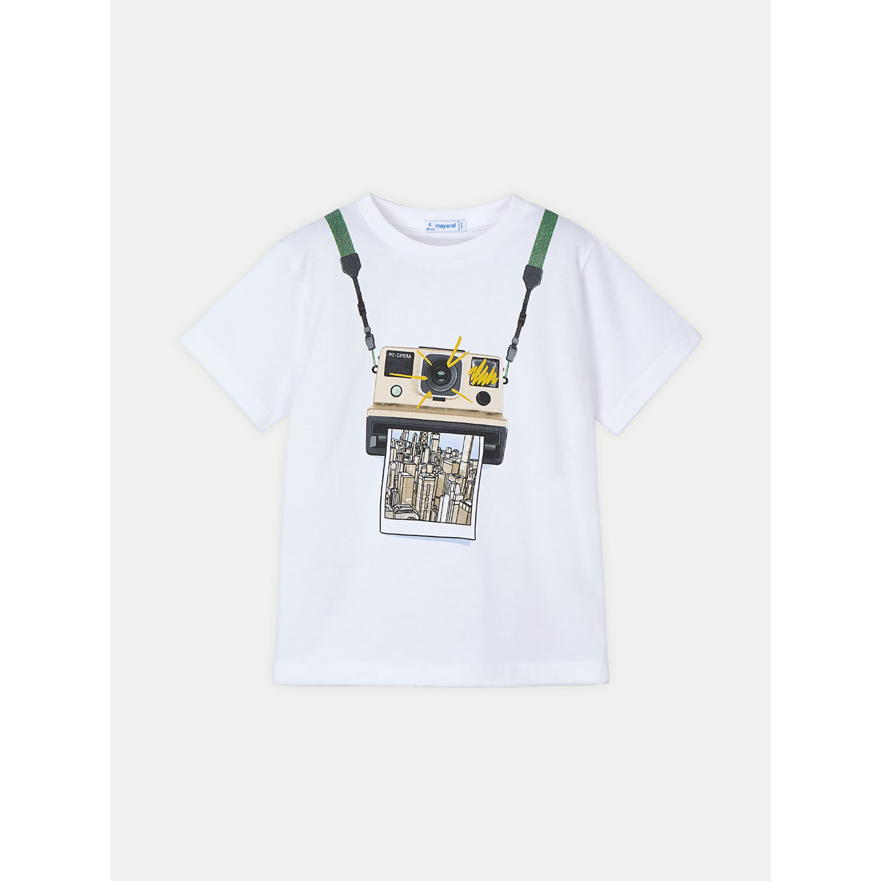 Mayoral Mayoral T-Shirt 3044 Λευκό Regular Fit