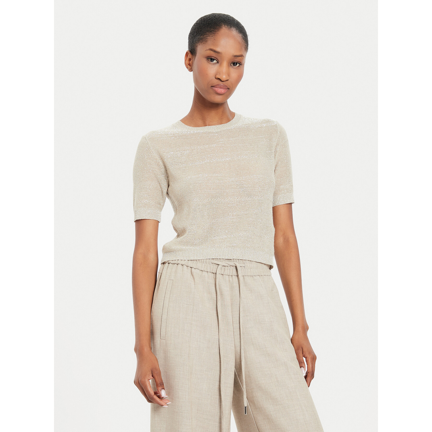 Marella Pullover 2423366231 Beige Regular Fit