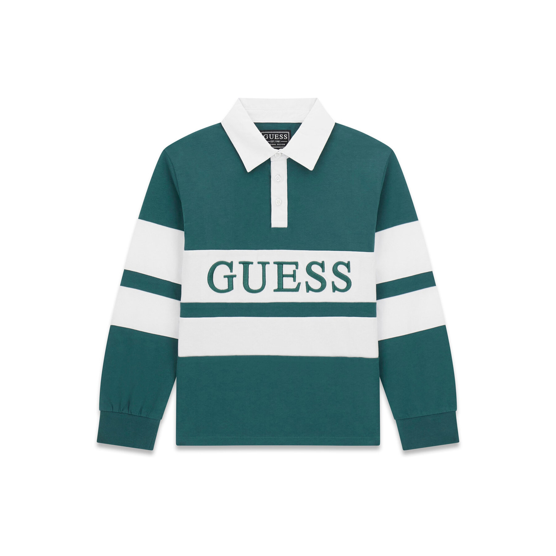 Guess Polo L6RP04 KCNQ4 Πράσινο Regular Fit