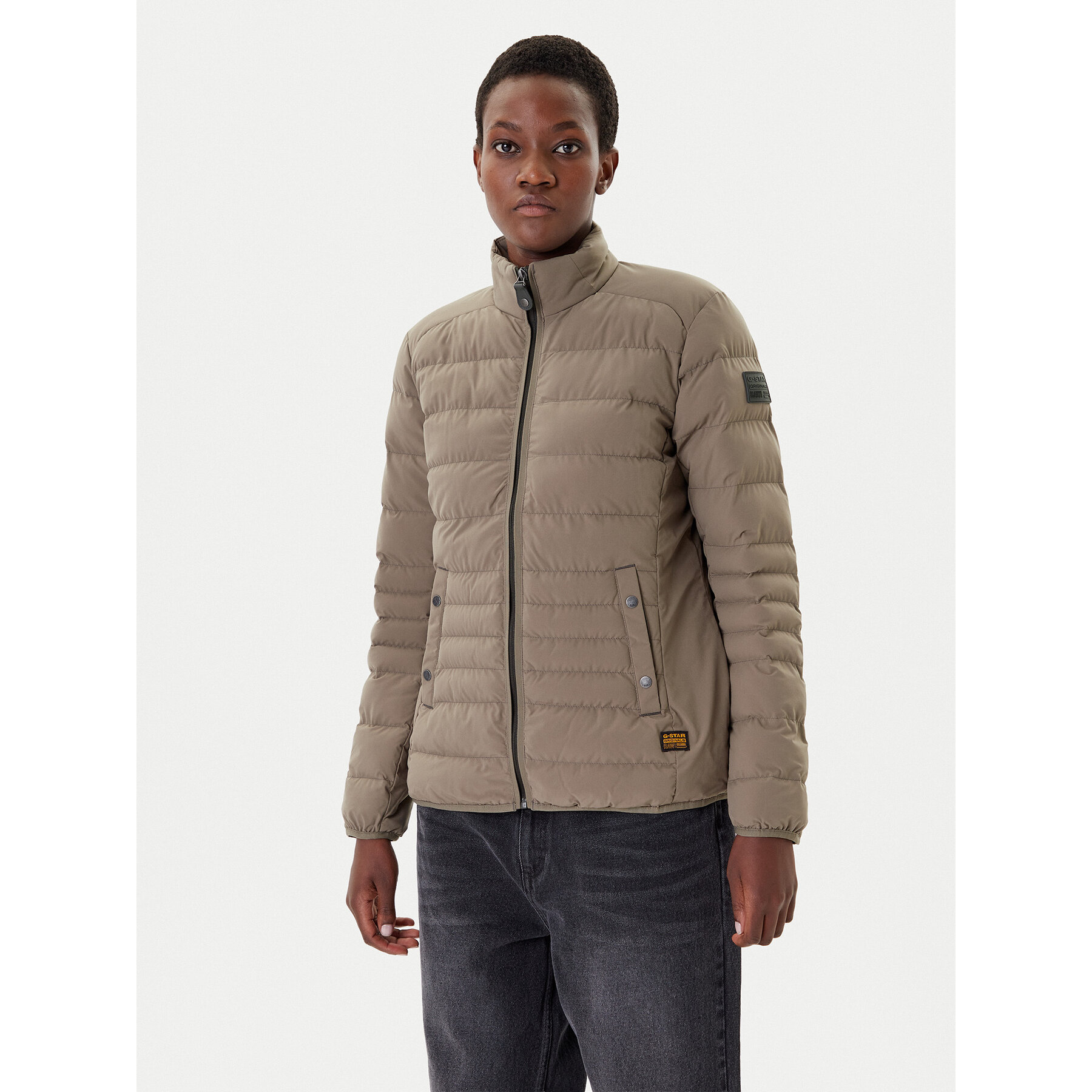 G-Star Raw Zimska jakna Foundation D26954-D518 Zelena Regular Fit