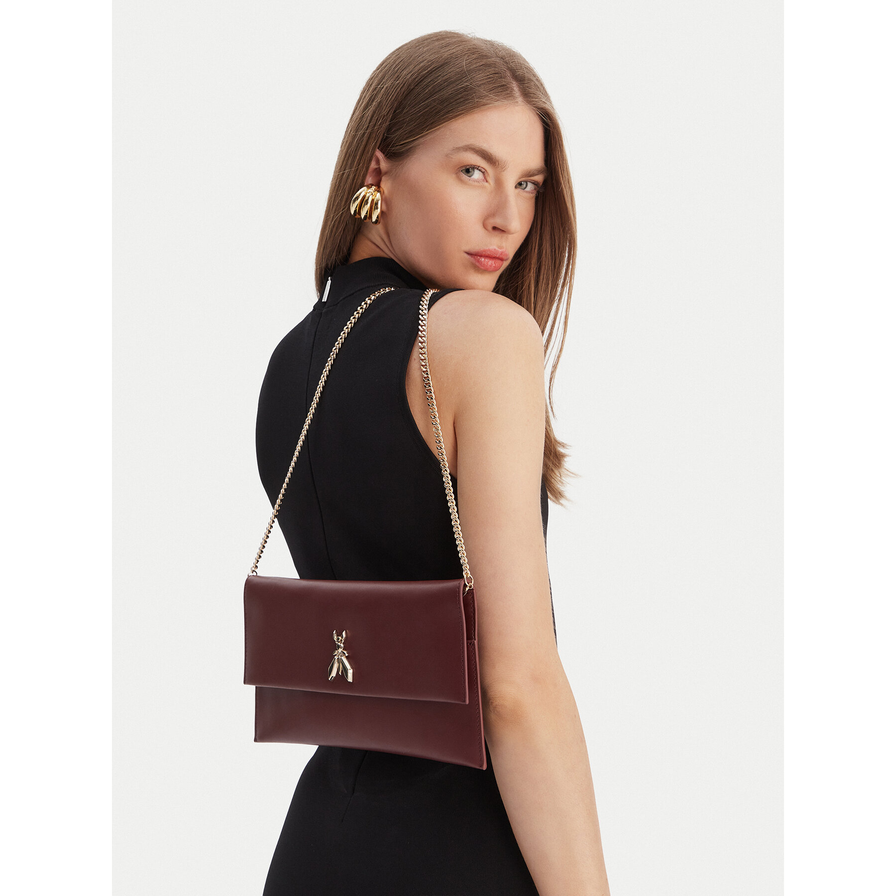 Patrizia Pepe Τσάντα Patrizia Pepe CB5460/L011-B861 Καφέ