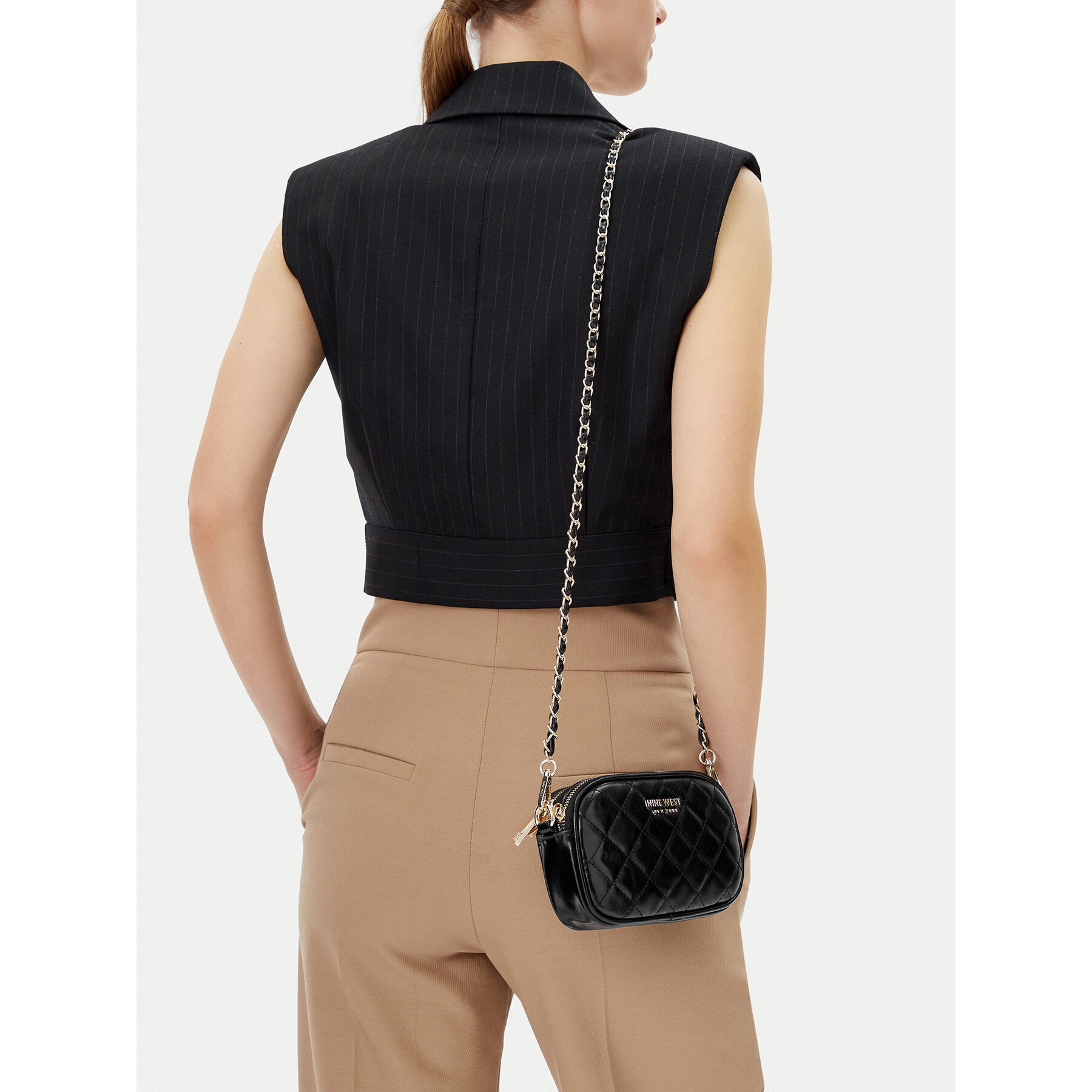 Τσάντα Nine West LILLA2 Μαύρο