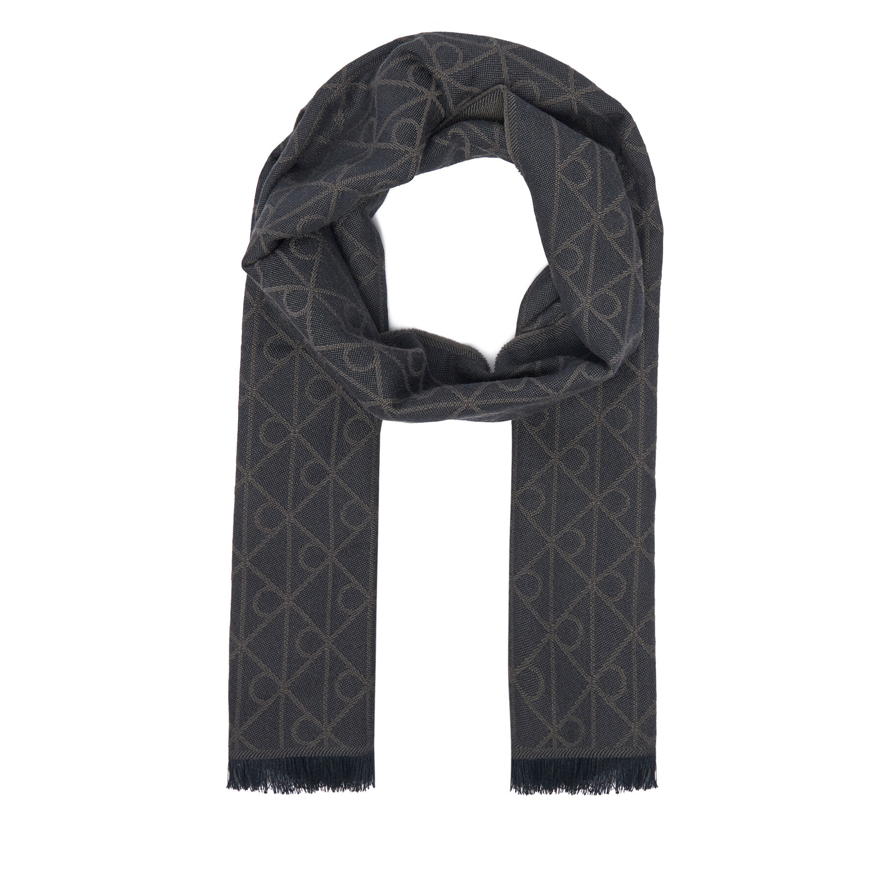 Šal Calvin Klein LV04D8064G Tamnoplava