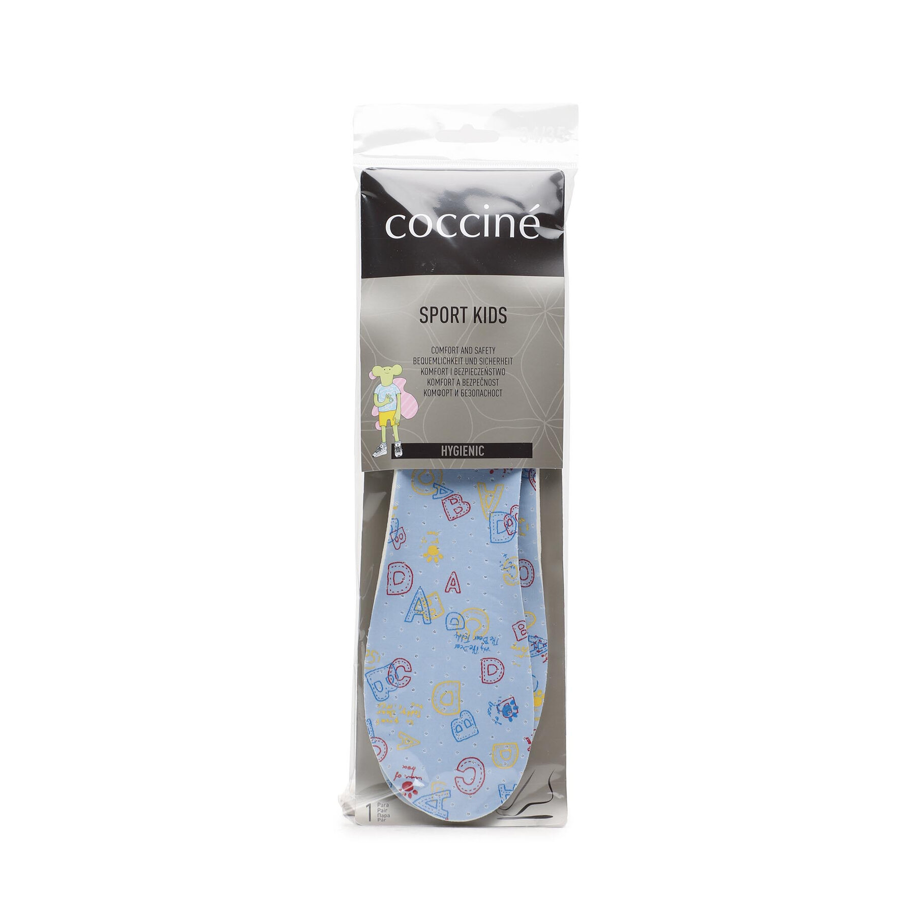 Tălpici Coccine Sport Kids r. 34/35 665/75/24-35/AZ Albastru