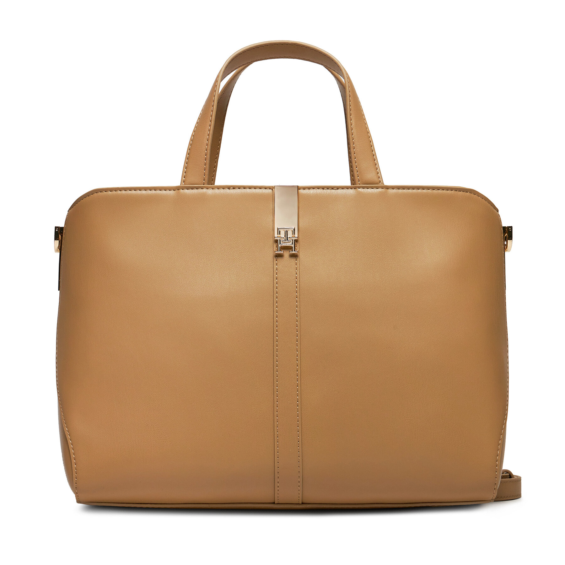 Borsetta Tommy Hilfiger Heritage Satchel AW0AW16318 Marrone