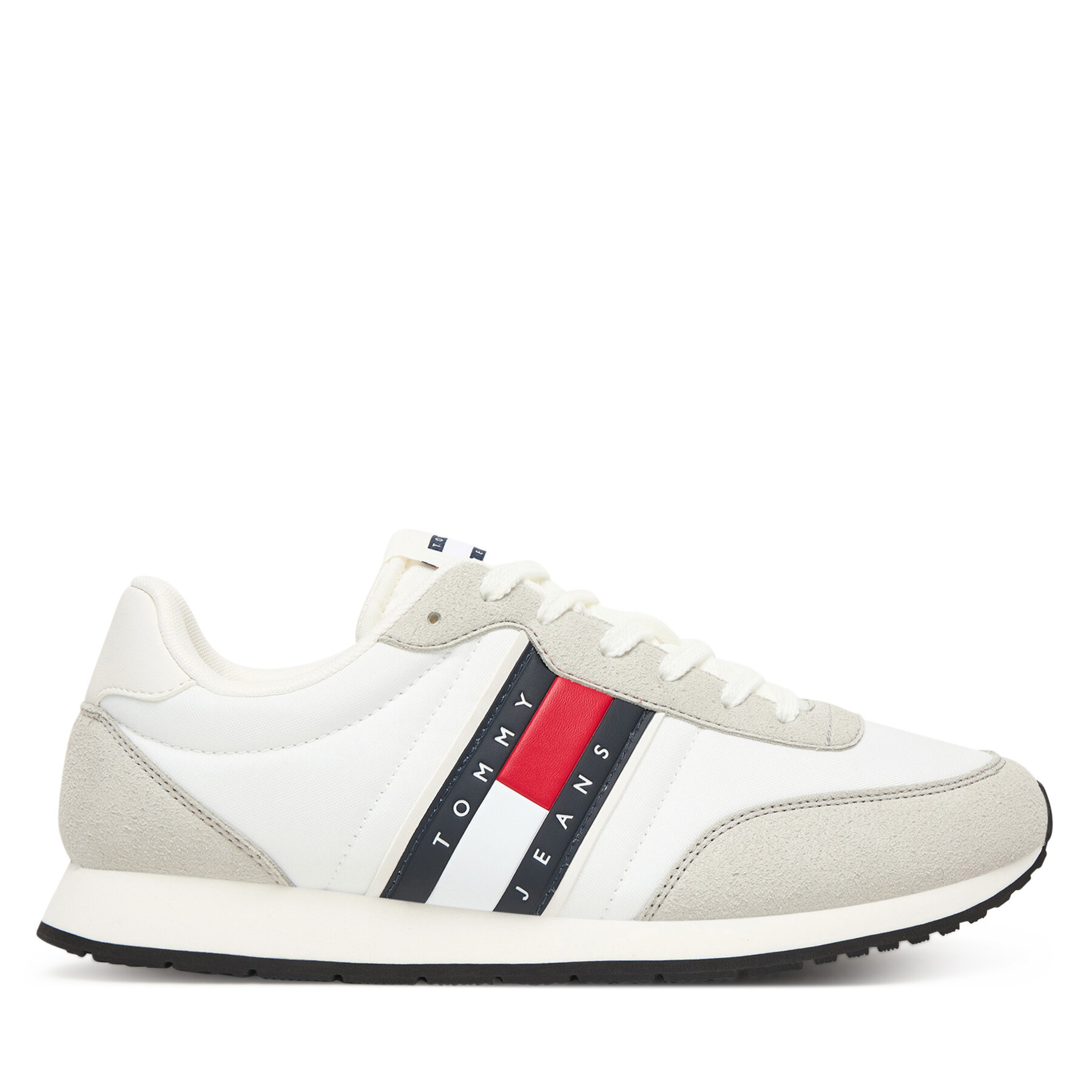 Sneakersy Tommy Jeans Tjm Classic Runner EM0EM01709 Biela
