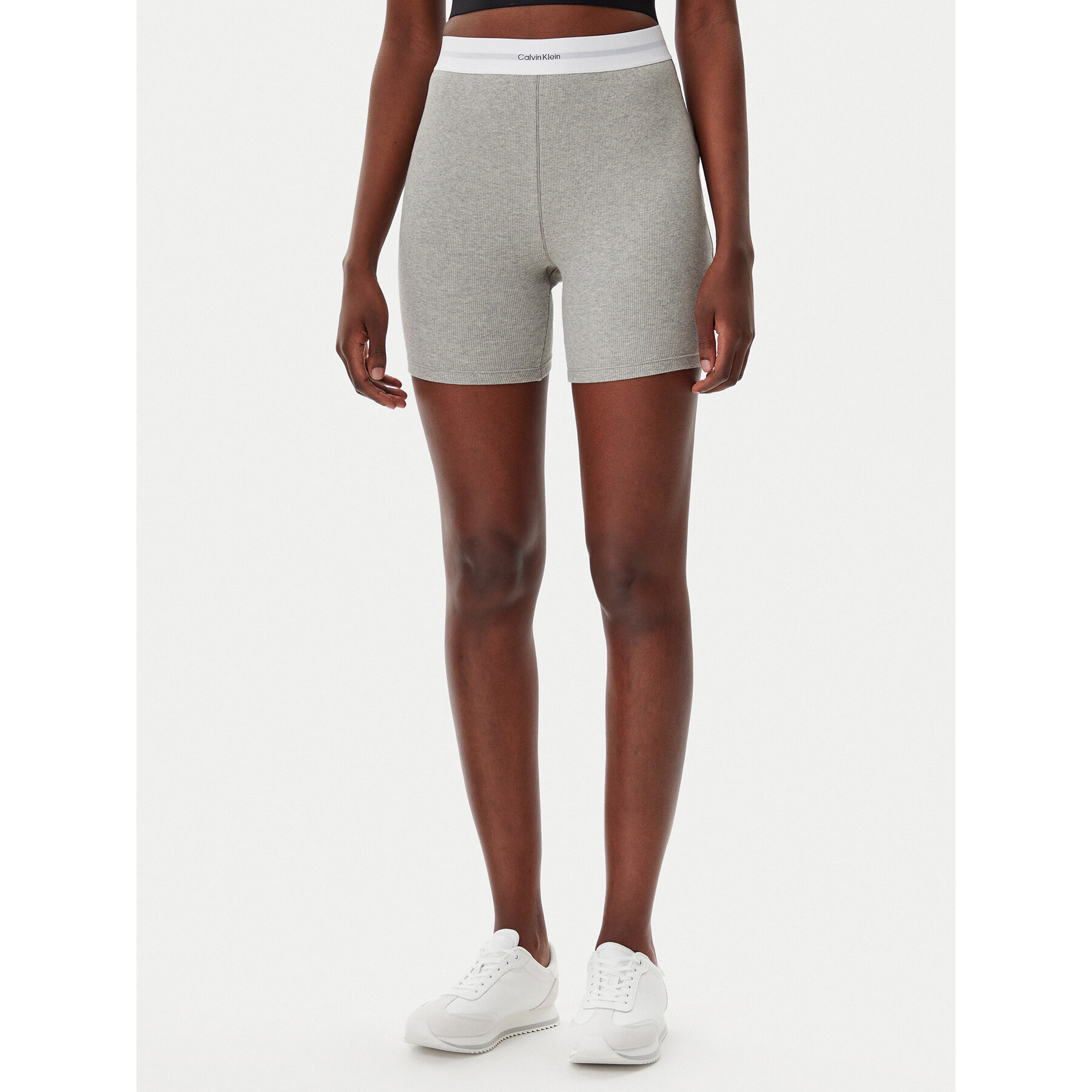 Calvin Klein Underwear Rövid pizsama nadrág 000QS7216E Szürke Slim Fit