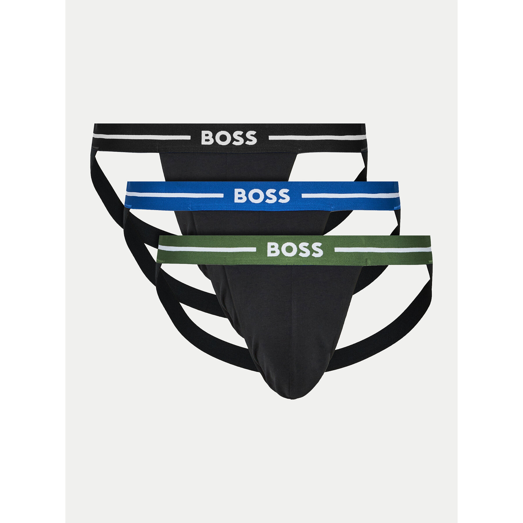 BOSS Set di slip Jock Strap Jockstrap 3P Bold 50514965 Multicolore