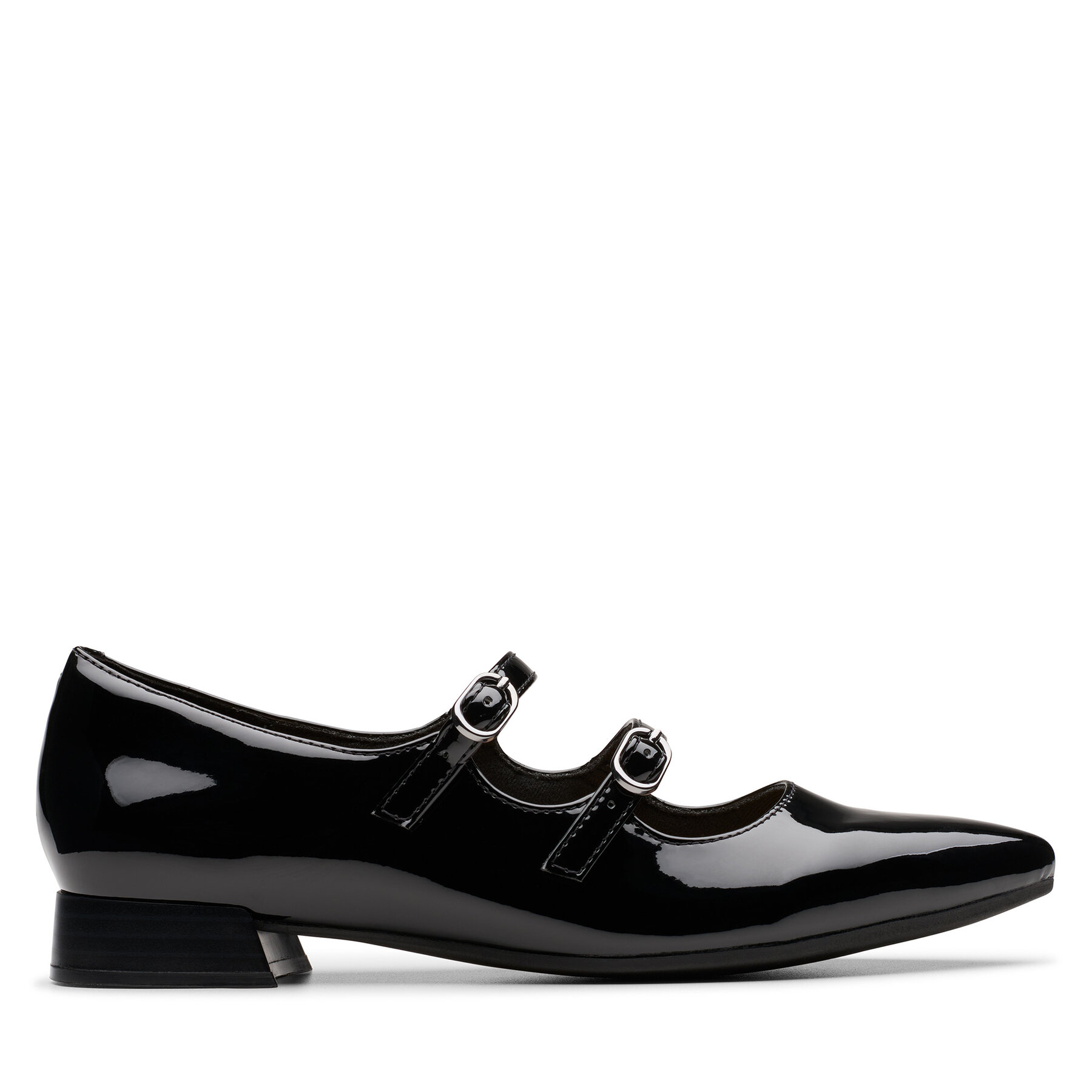 Damskie Półbuty Clarks, Rozmiar 37.5 Czarny Natalyn Lane 26181930