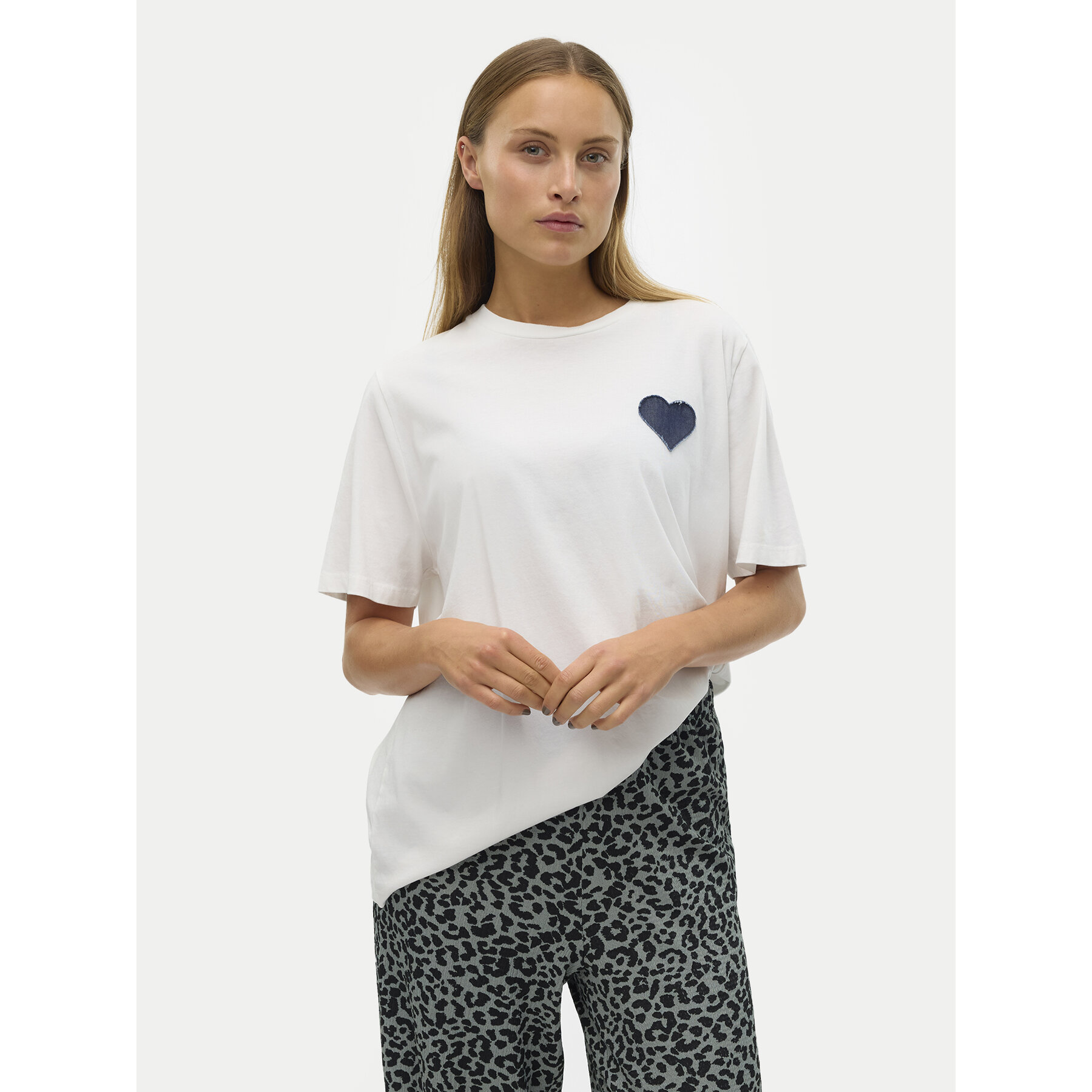 Vero Moda Vero Moda T-Shirt Halle 10321318 Λευκό Loose Fit