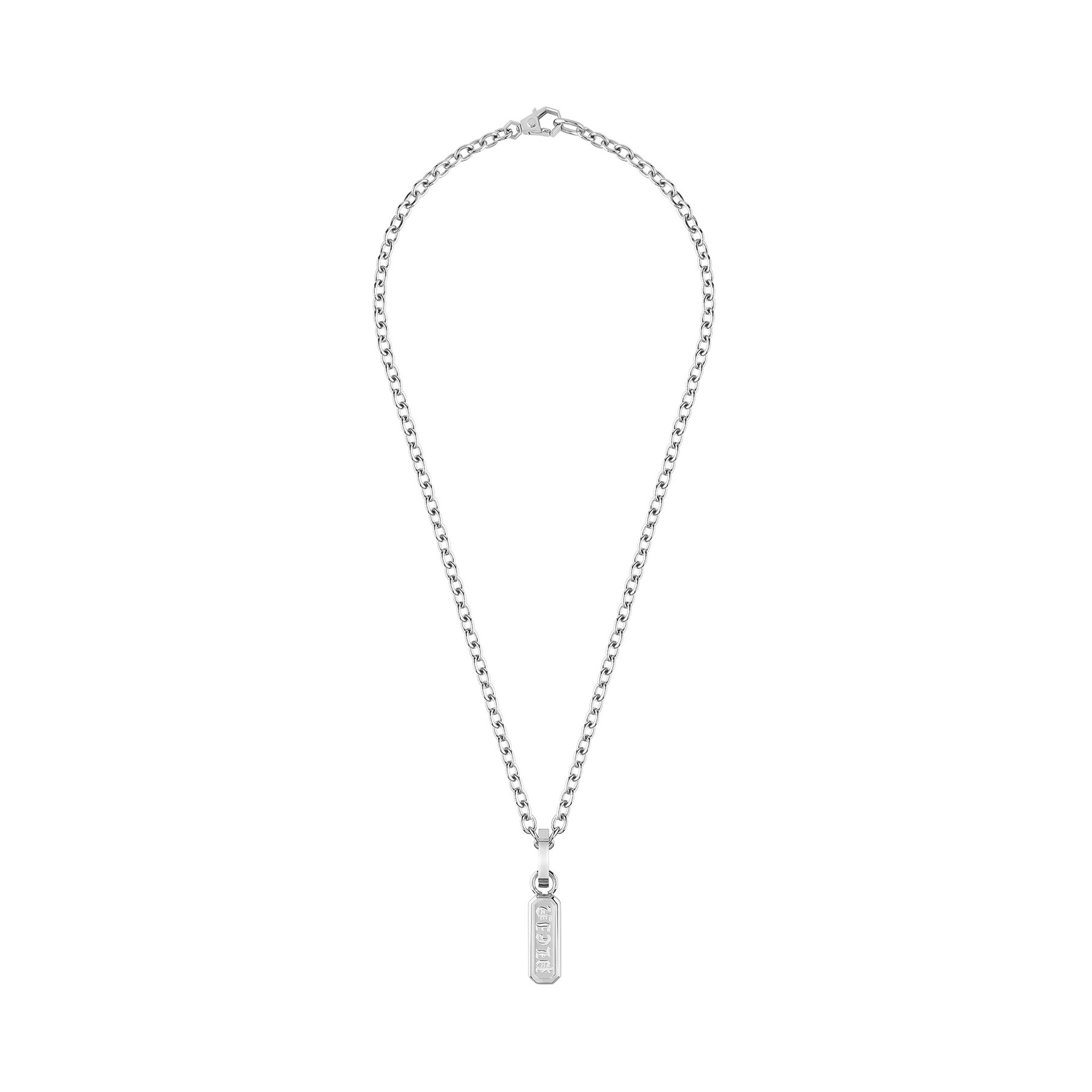 Halsband PHILIPP PLEIN Gothic Tag PJTEA04NU Silver