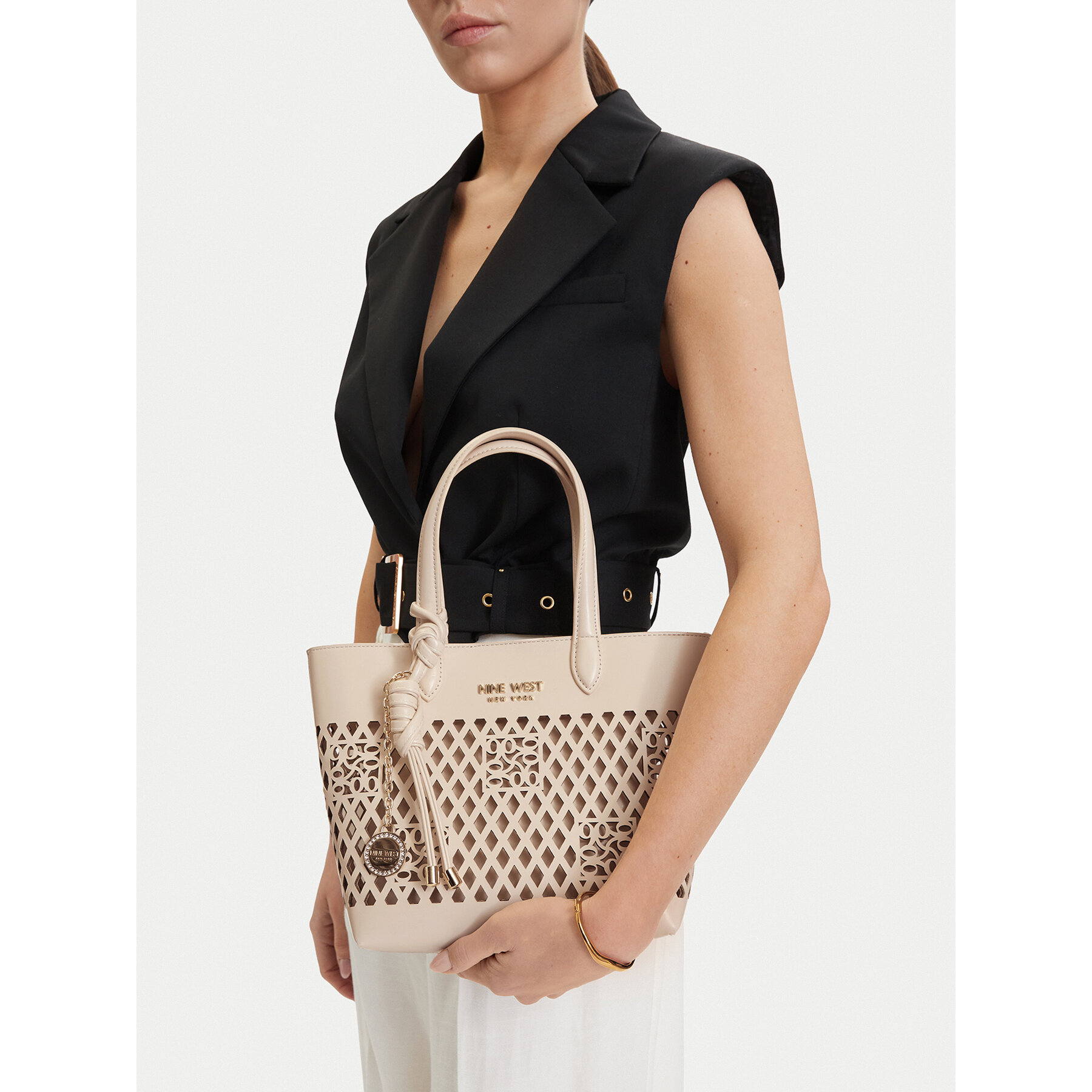 Kabelka Nine West CEO-Essex Light-LDA8698A Krémová