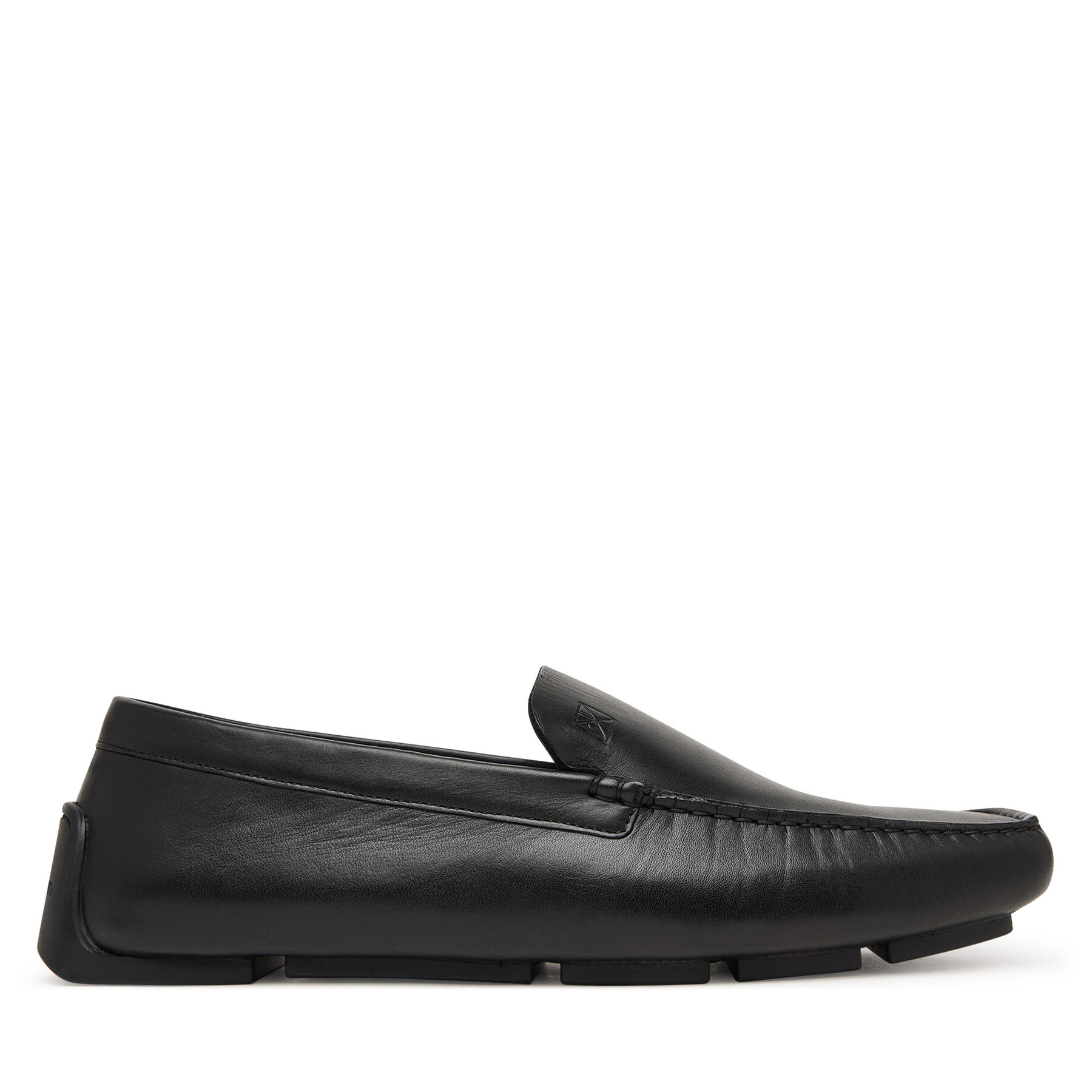 Mokasini Calvin Klein Driver Penny Embl Lth HM0HM02085 Črna