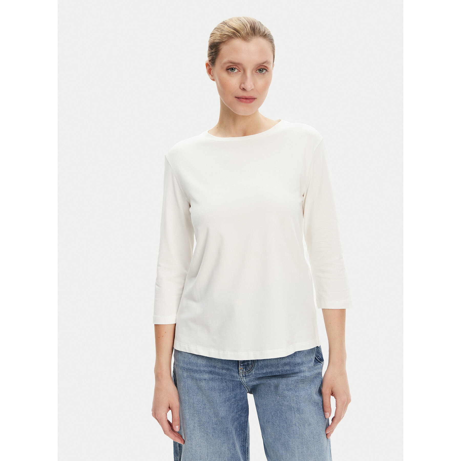 Weekend Max Mara Bluse Multia 2525946031 Weiß Regular Fit