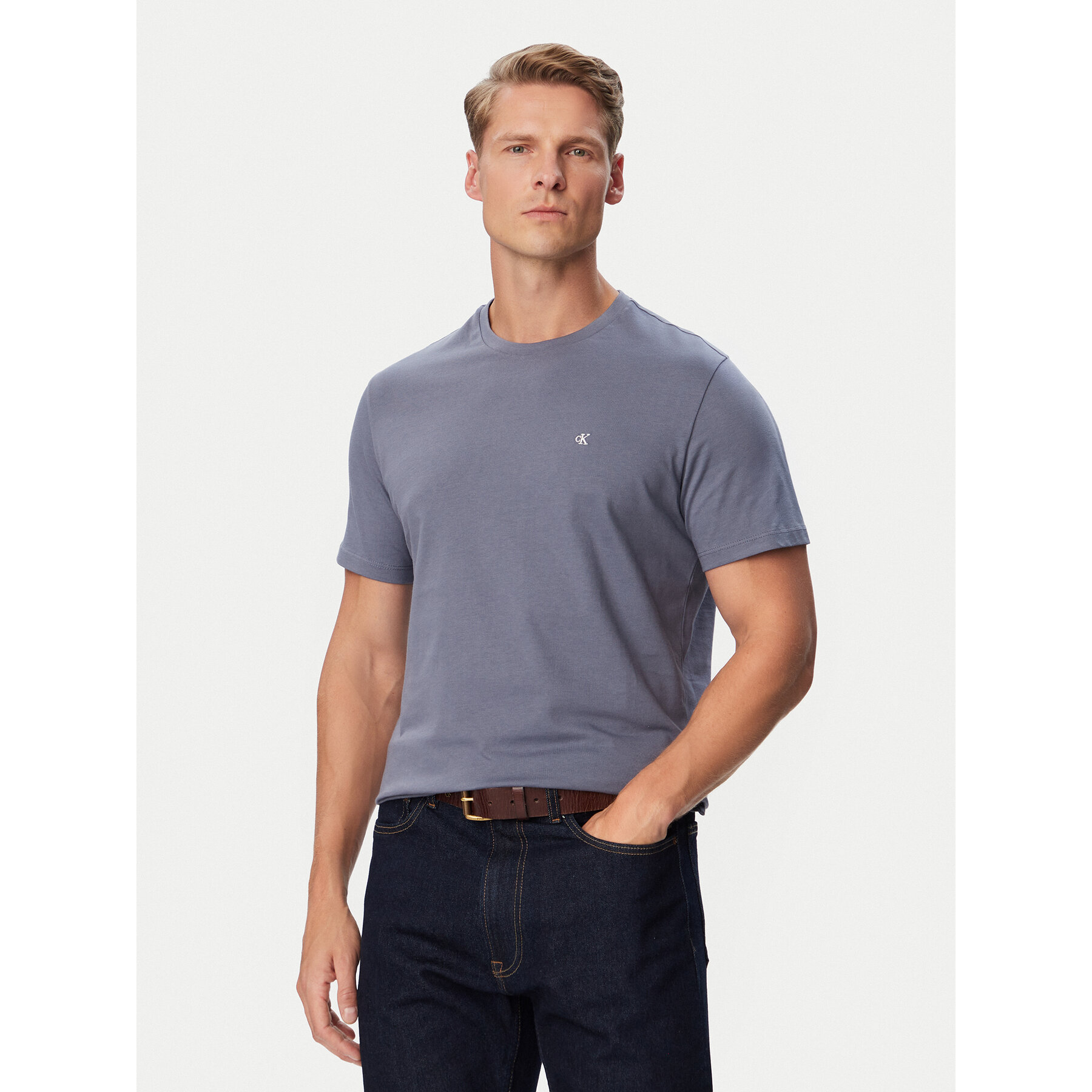 Calvin Klein Jeans T-shirt LV14RD254G Ljubičasta Regular Fit