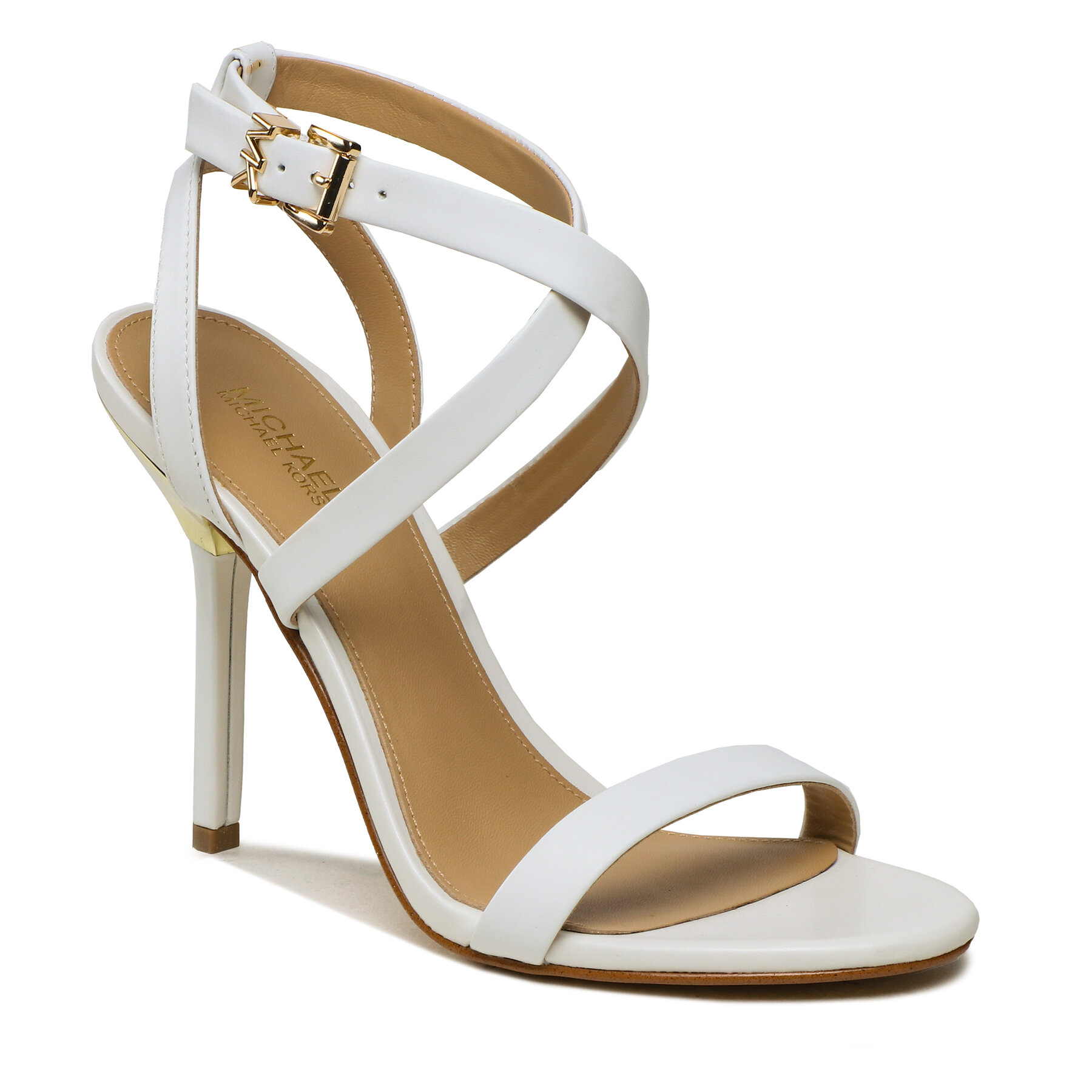 Sandale MICHAEL Michael Kors Asha Sandal 40S3ASHS1L Optic White