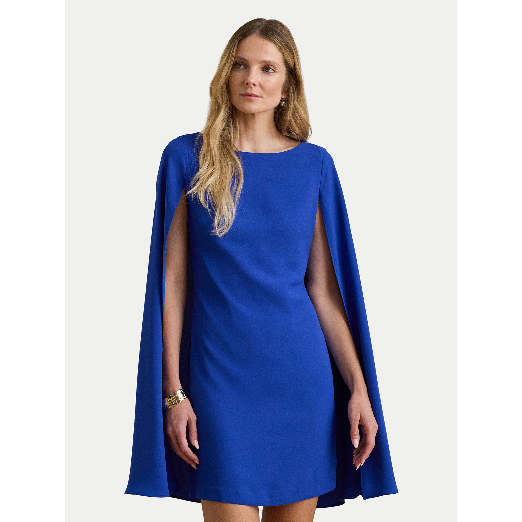 LAUREN RALPH LAUREN Coctailkleid 253980921006 Blau Slim Fit