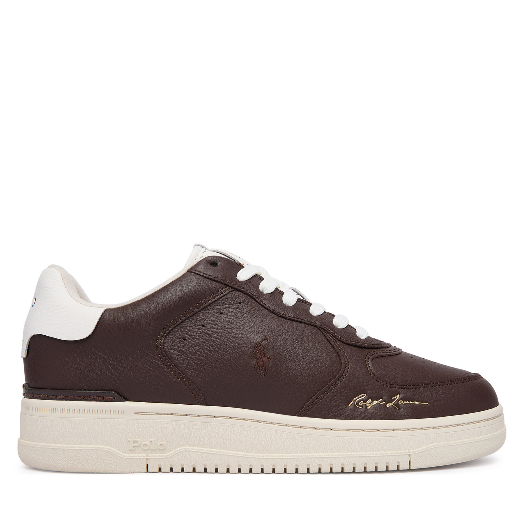 Tenisice Polo Ralph Lauren 809P13086003 Smeđa