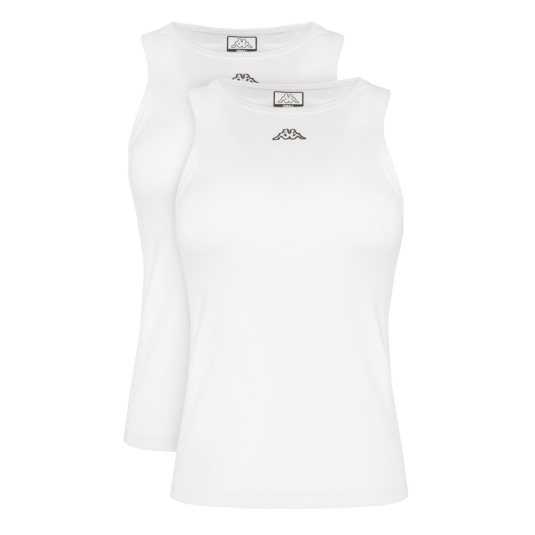 Kappa Set di top Logo Benny 322565W Bianco Regular Fit