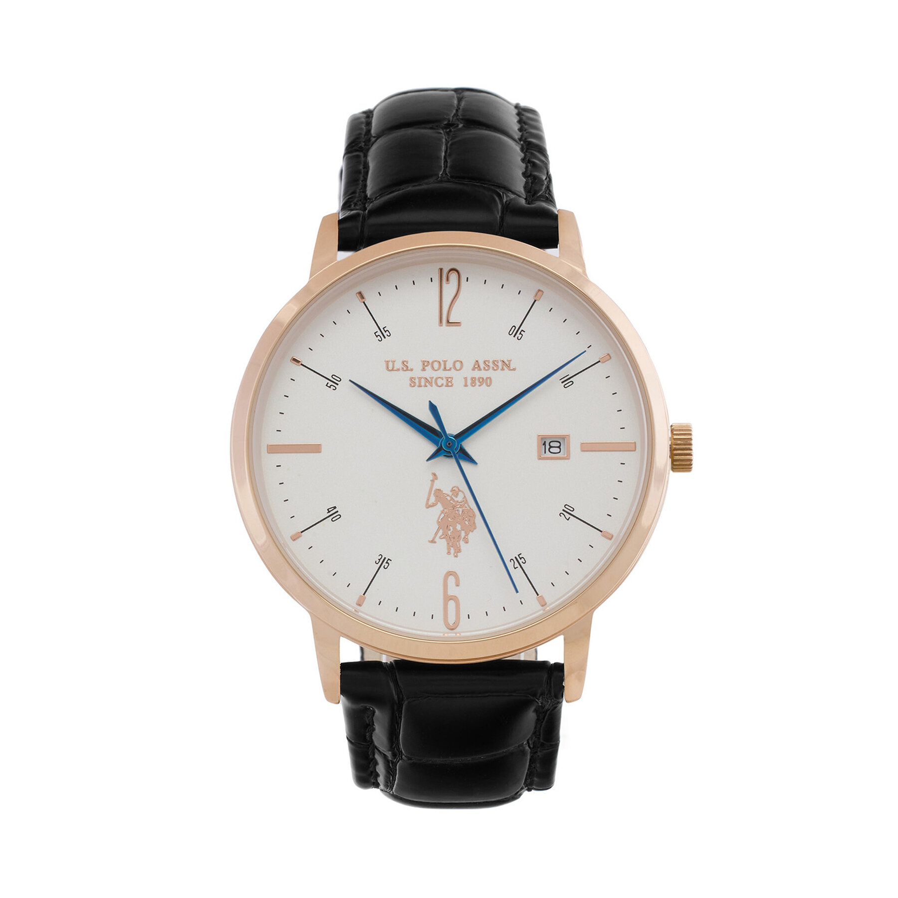 Часовник U.S. Polo Assn. Dorian USP7276WH Черен