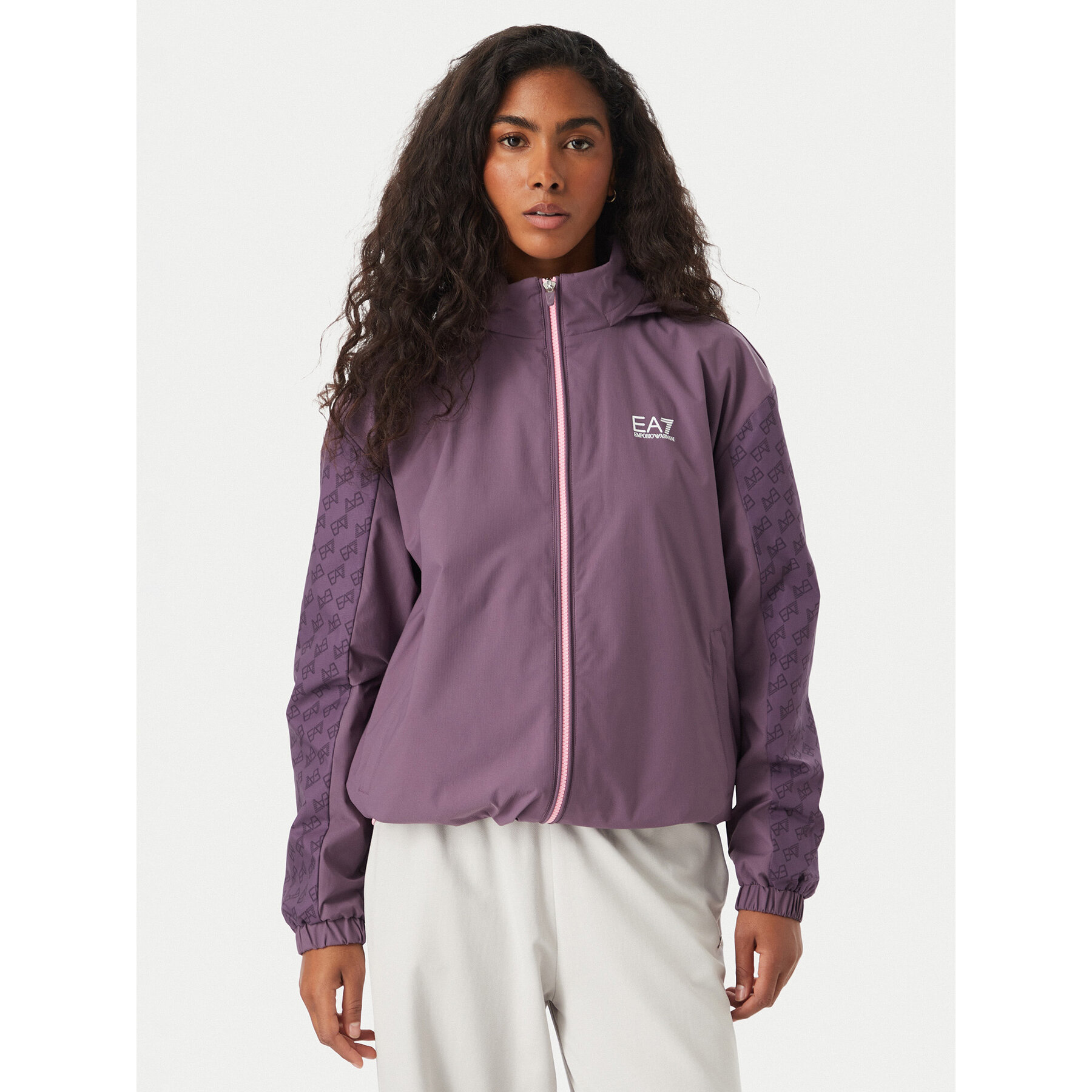 EA7 Emporio Armani Windjacke 7W001353 AF15724 UA169 Violett Regular Fit