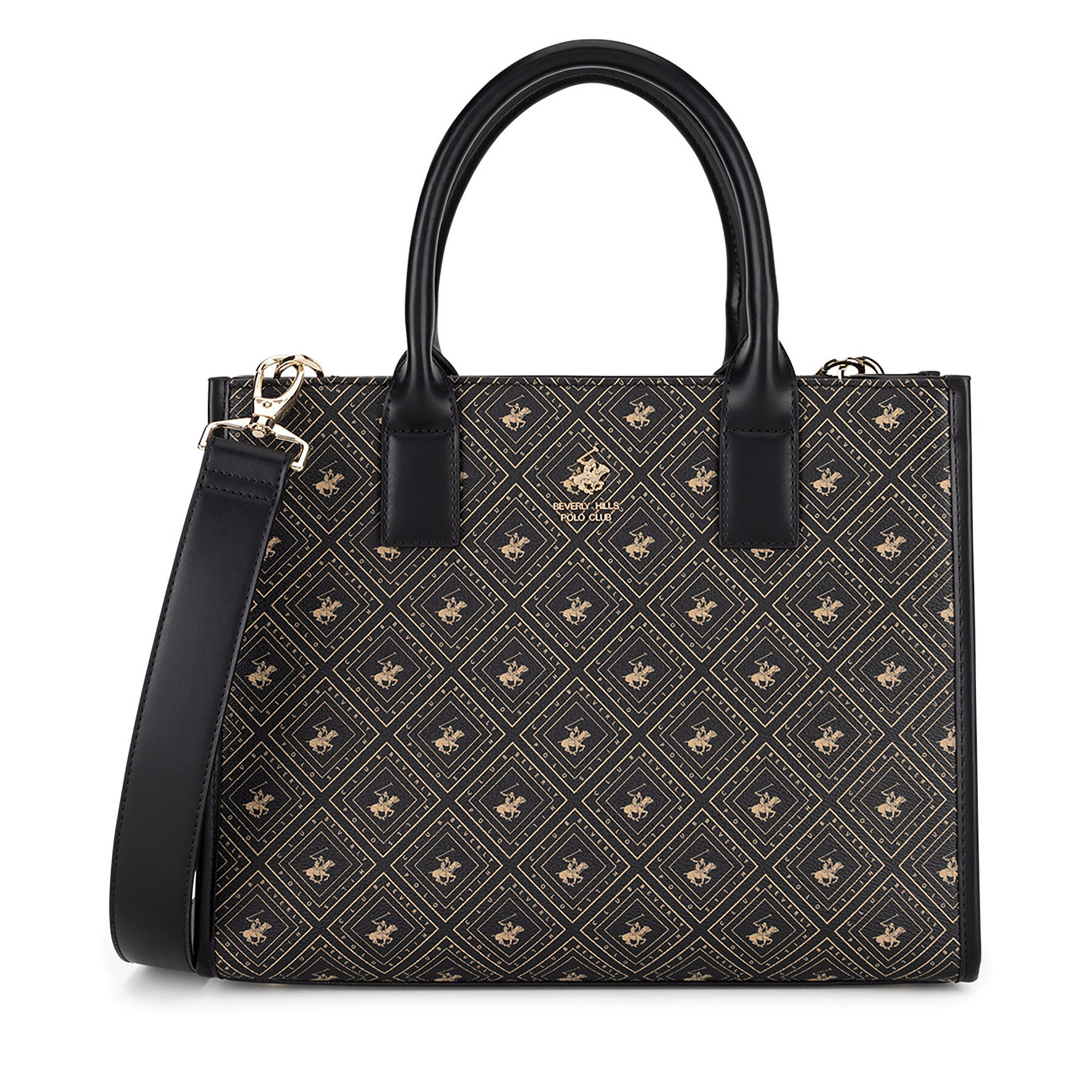 Дамска чанта Beverly Hills Polo Club BHPC-S-004-07 Черен