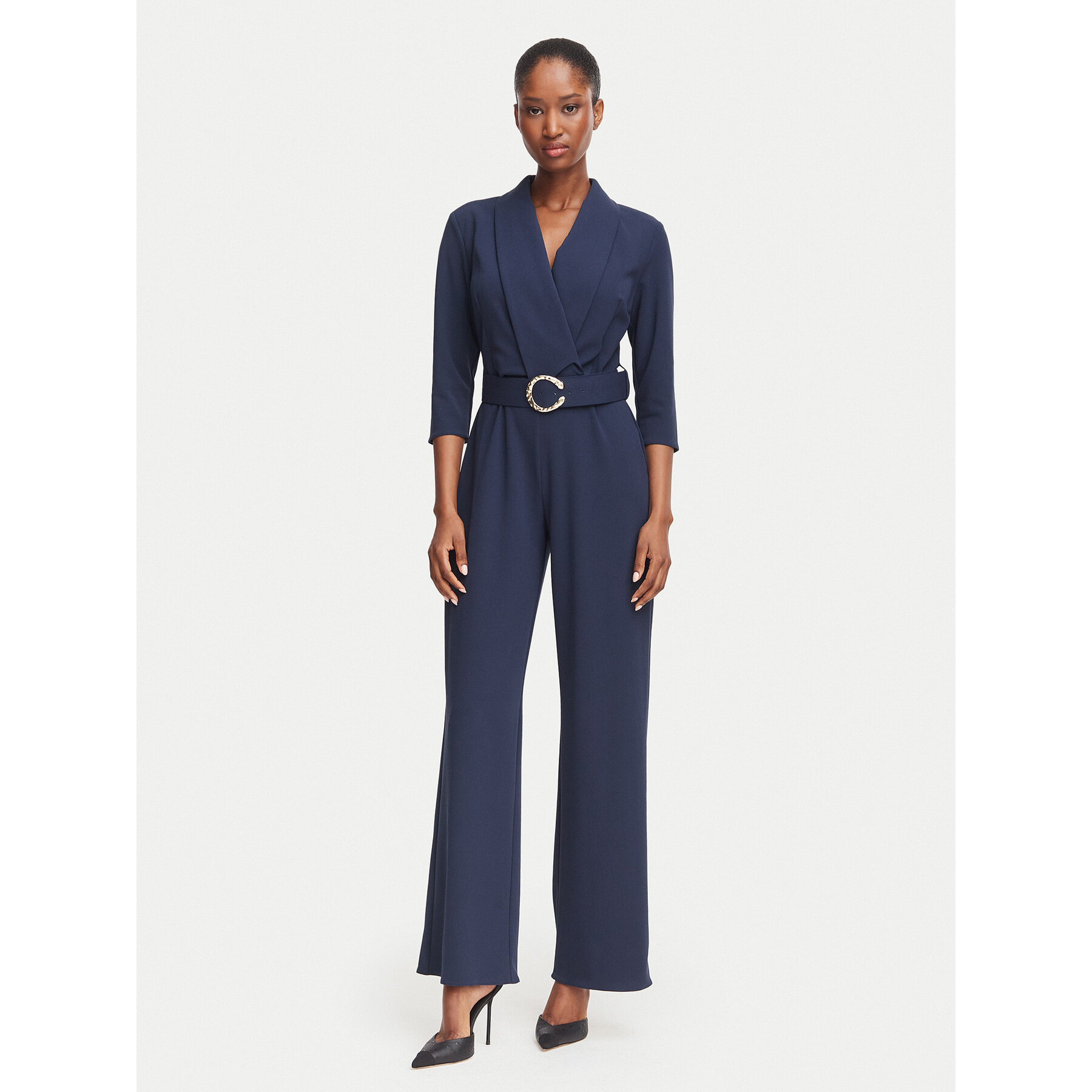 Rinascimento Jumpsuit CFC0131141003 Dunkelblau Regular Fit