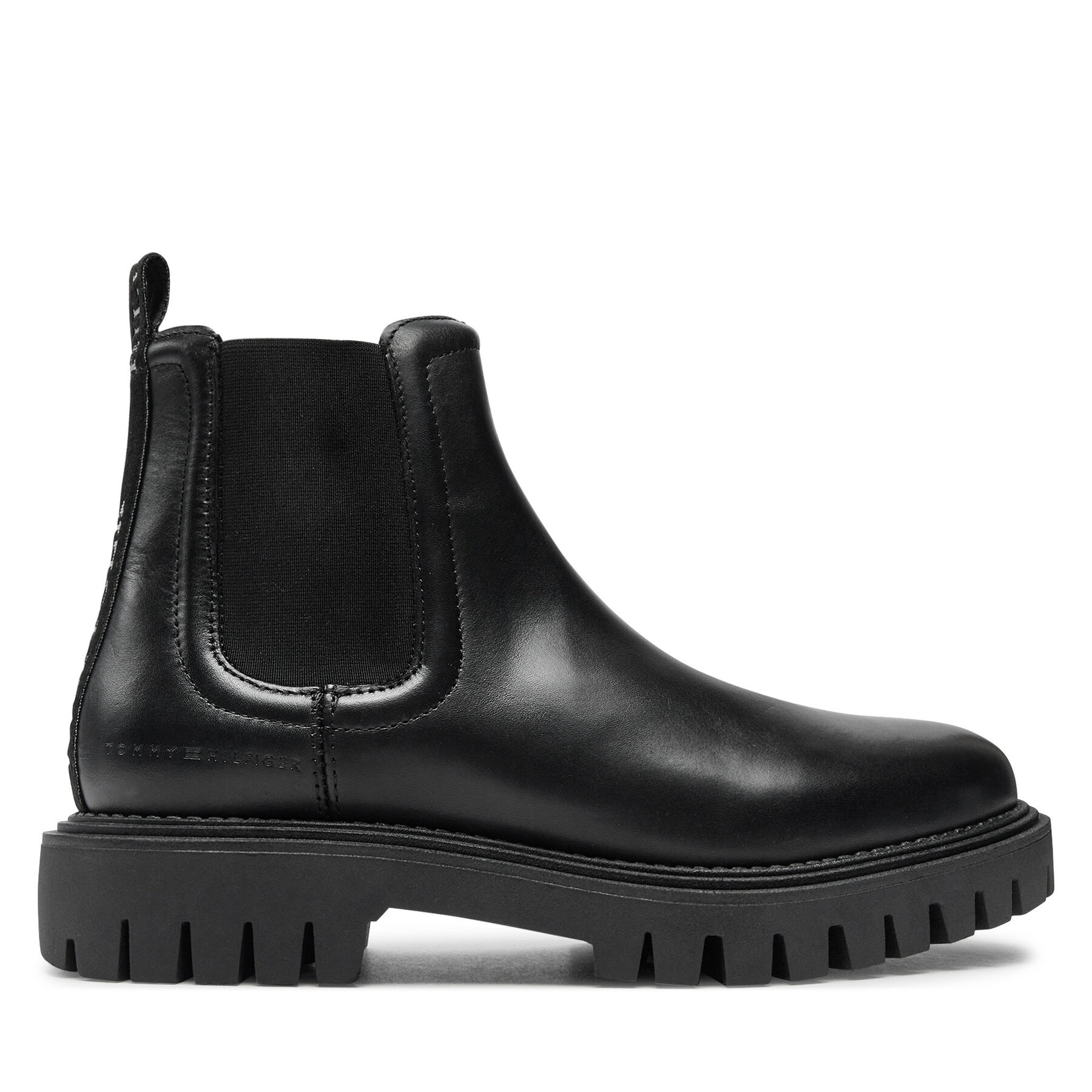 Męskie Sztyblety Tommy Hilfiger, Rozmiar 41 Czarny Chunky FM0FM05197