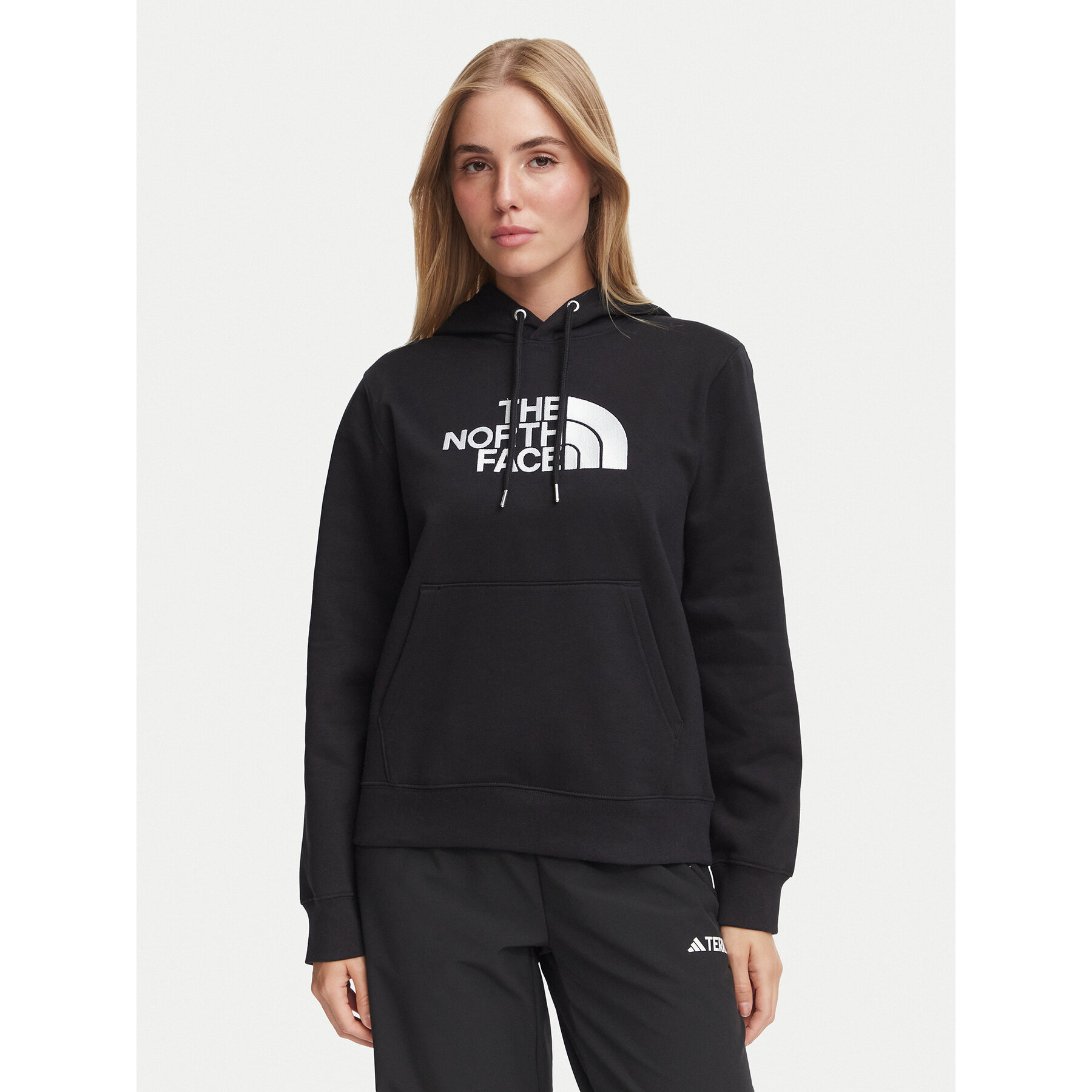 The North Face Sweatshirt Essential Drew Peak NF0A8FDP Schwarz Regular Fit