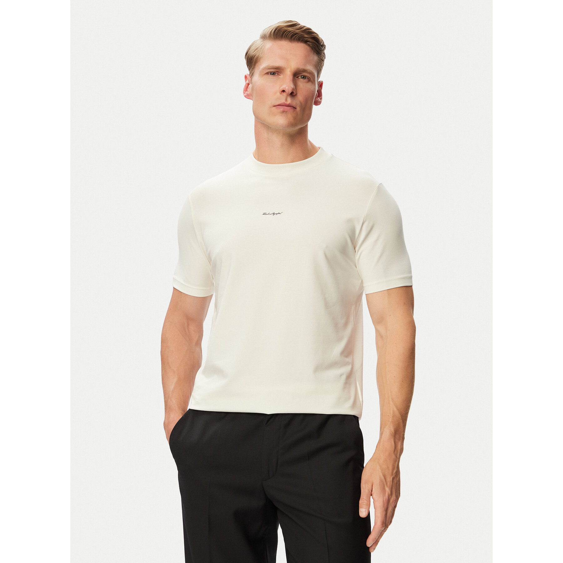 KARL LAGERFELD T-Shirt 755037 563221 Weiß Regular Fit