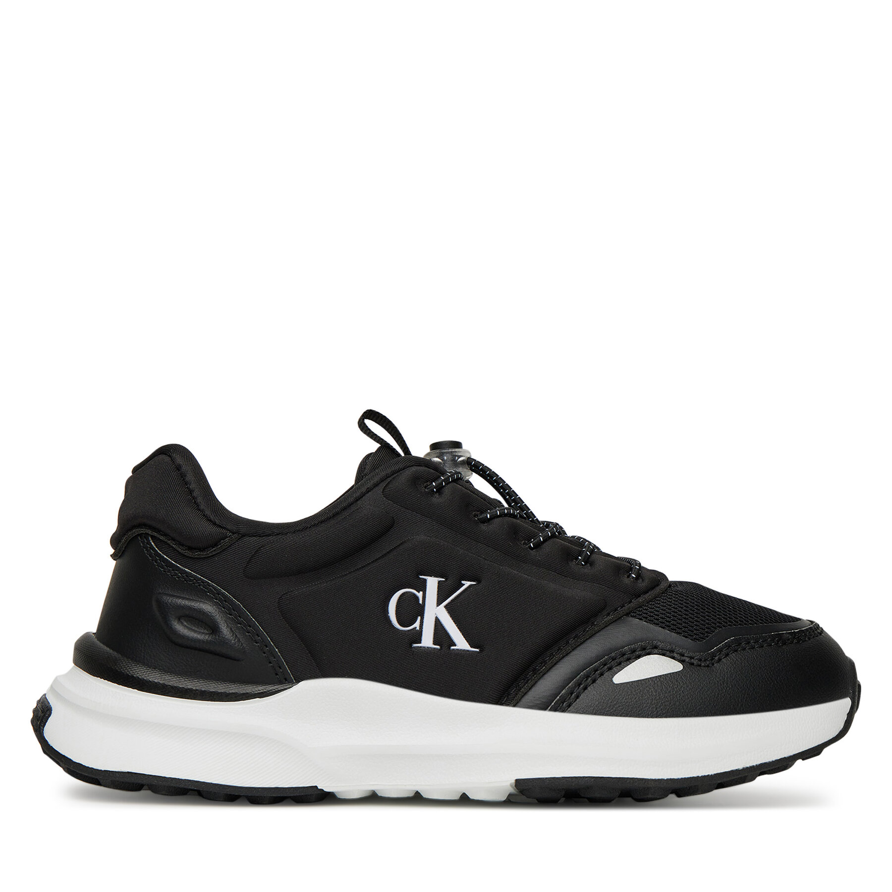 Dziecięce Sneakersy Calvin Klein Jeans, Rozmiar 37 Czarny V3X9-83010-1464999
