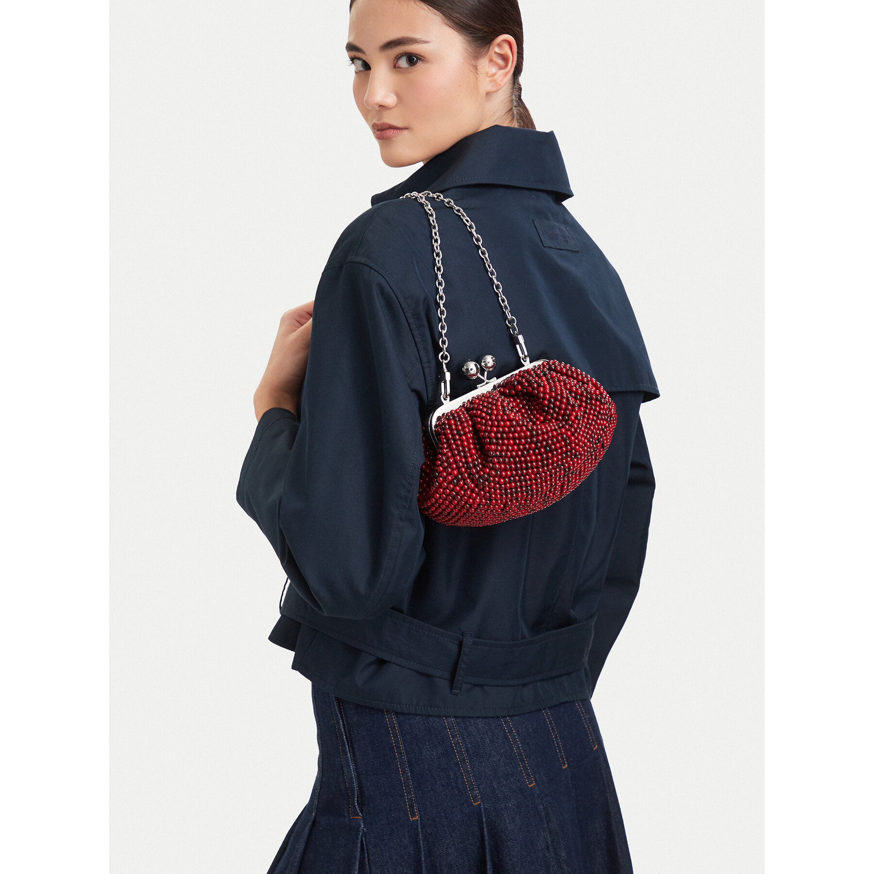Geantă Weekend Max Mara 2615511085650 Portocaliu
