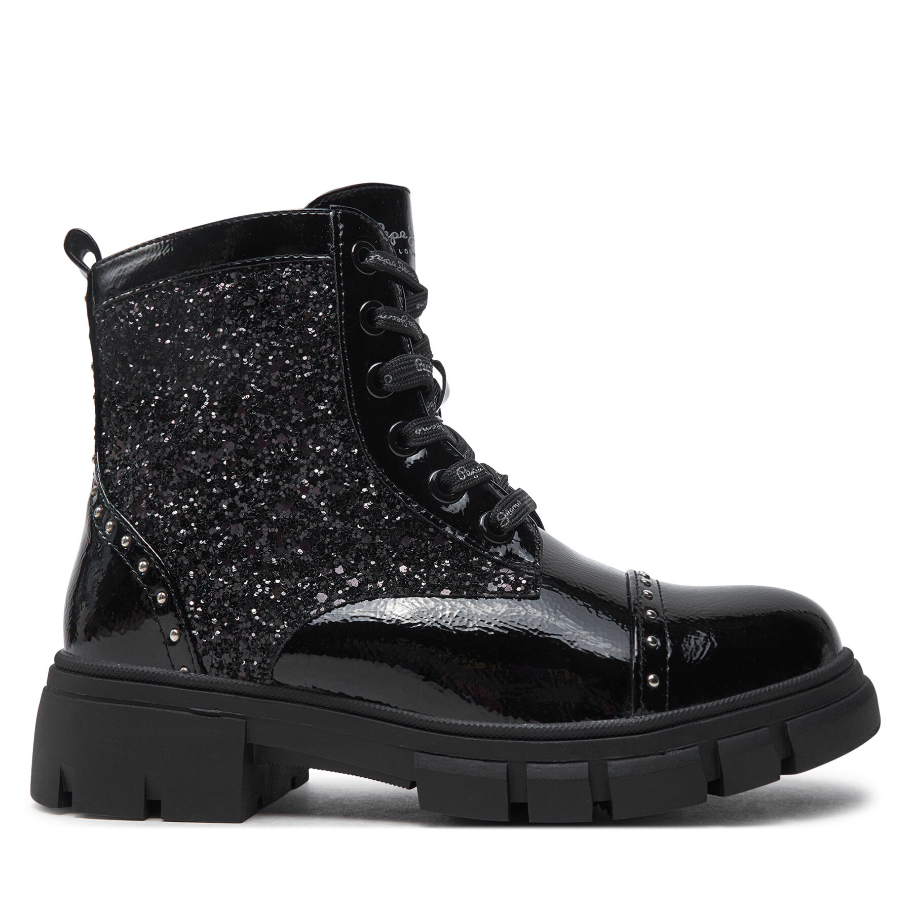  Bakancs Pepe Jeans Lilli Studs G PGS50202 Fekete akciós termékkép 1