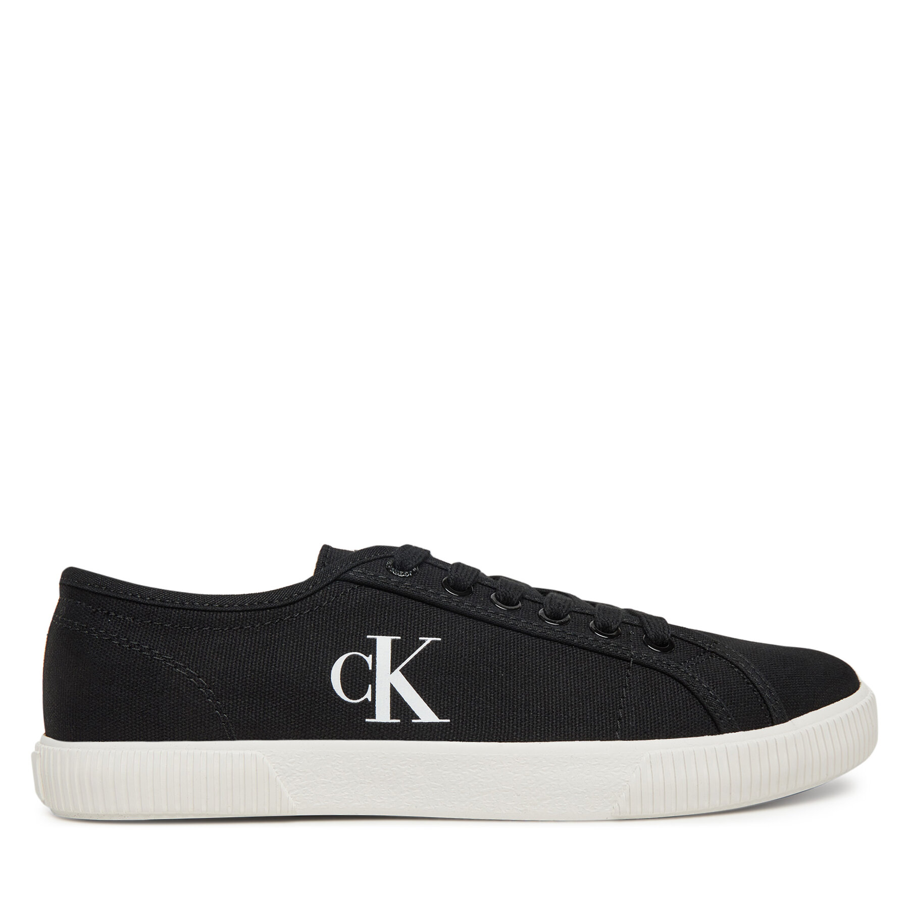 Tenisky Calvin Klein Jeans Ess Vulc Low Cv Mg Wn YW0YW01762 Černá